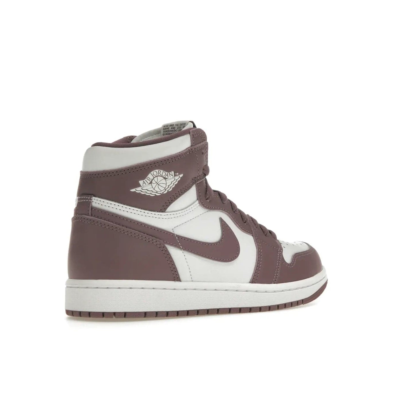 Jordan 1 Retro High OG Mauve - Image 33 - Only at www.BallersClubKickz.com - Eye-catching Jordan 1 Retro High OG Mauve releases October 14th, 2023. White base overlayed with Sky J Mauve hue, white trim. Turn heads with this bold, unique style.