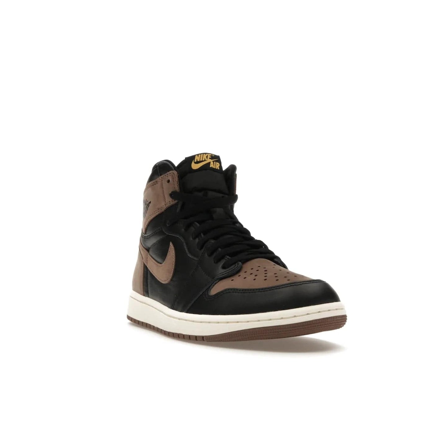 Jordan 1 Retro High OG Palomino - Image 7 - Only at www.BallersClubKickz.com - The Jordan 1 Retro High OG Palomino. Crafted with leather and nubuck, detailed with shades of black and palomino. A timeless classic with modern style, perfect for elevating any sneaker collection. Get your pair, launching September 2, 2023.