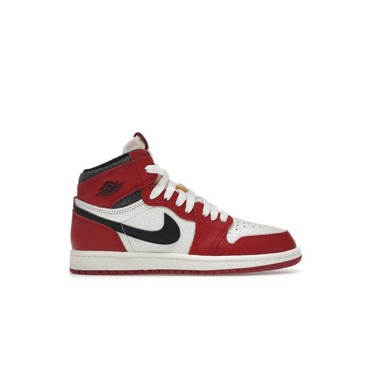 Jordan 1 Retro High OG Chicago Lost and Found (PS) - Image 1 - Only at www.BallersClubKickz.com - The Air Jordan 1 Retro High OG Lost and Found PS is a must-have for kid's shoe collections. It features contrasting hues and signature Jordan Brand details on a timeless silhouette. Releases 11/19/22.