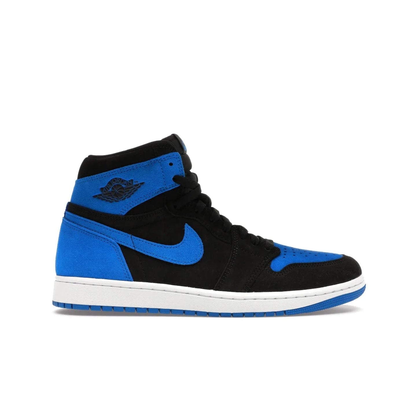 Jordan 1 Retro High OG Royal Reimagined - Image 1 - Only at www.BallersClubKickz.com - ####
Old meets the new: Jordan 1 Retro High OG 'Royal Reimagined' is a bold statement of evolution with its royal blue and black suede material makeup. Swoosh overlays, Wings logos, padded ankle collars and Nike Air tags maintain the OG's legendary lineage. Get a pair on November 4th and be part of a fearless, unyielding story.