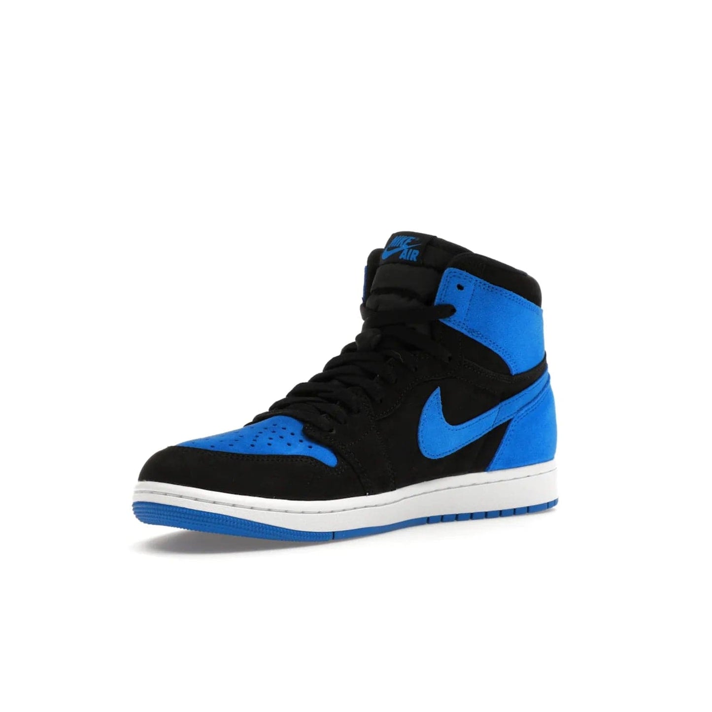 Jordan 1 Retro High OG Royal Reimagined - Image 15 - Only at www.BallersClubKickz.com - ####
Old meets the new: Jordan 1 Retro High OG 'Royal Reimagined' is a bold statement of evolution with its royal blue and black suede material makeup. Swoosh overlays, Wings logos, padded ankle collars and Nike Air tags maintain the OG's legendary lineage. Get a pair on November 4th and be part of a fearless, unyielding story.