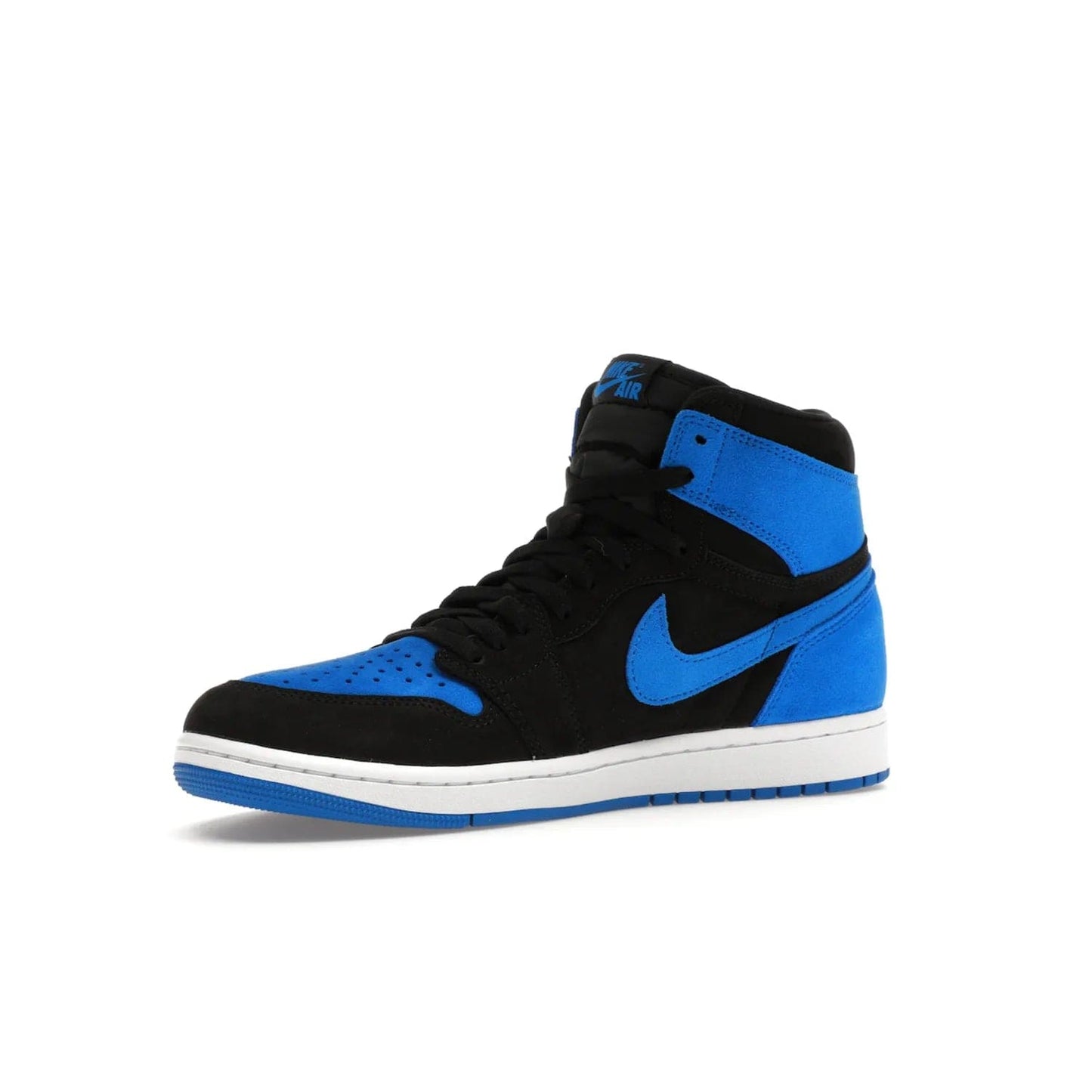 Jordan 1 Retro High OG Royal Reimagined - Image 16 - Only at www.BallersClubKickz.com - ####
Old meets the new: Jordan 1 Retro High OG 'Royal Reimagined' is a bold statement of evolution with its royal blue and black suede material makeup. Swoosh overlays, Wings logos, padded ankle collars and Nike Air tags maintain the OG's legendary lineage. Get a pair on November 4th and be part of a fearless, unyielding story.