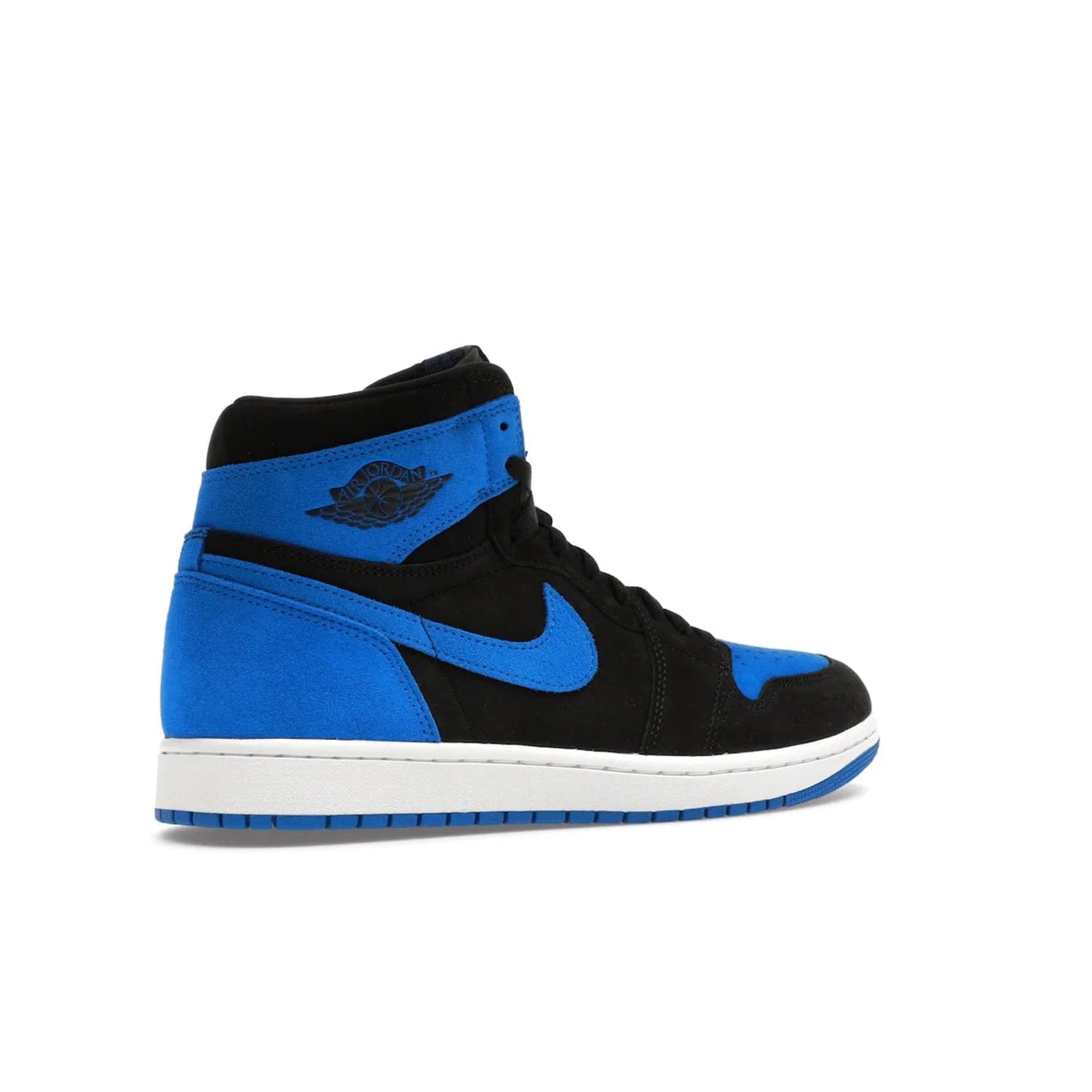 Jordan 1 Retro High OG Royal Reimagined - Image 34 - Only at www.BallersClubKickz.com - ####
Old meets the new: Jordan 1 Retro High OG 'Royal Reimagined' is a bold statement of evolution with its royal blue and black suede material makeup. Swoosh overlays, Wings logos, padded ankle collars and Nike Air tags maintain the OG's legendary lineage. Get a pair on November 4th and be part of a fearless, unyielding story.