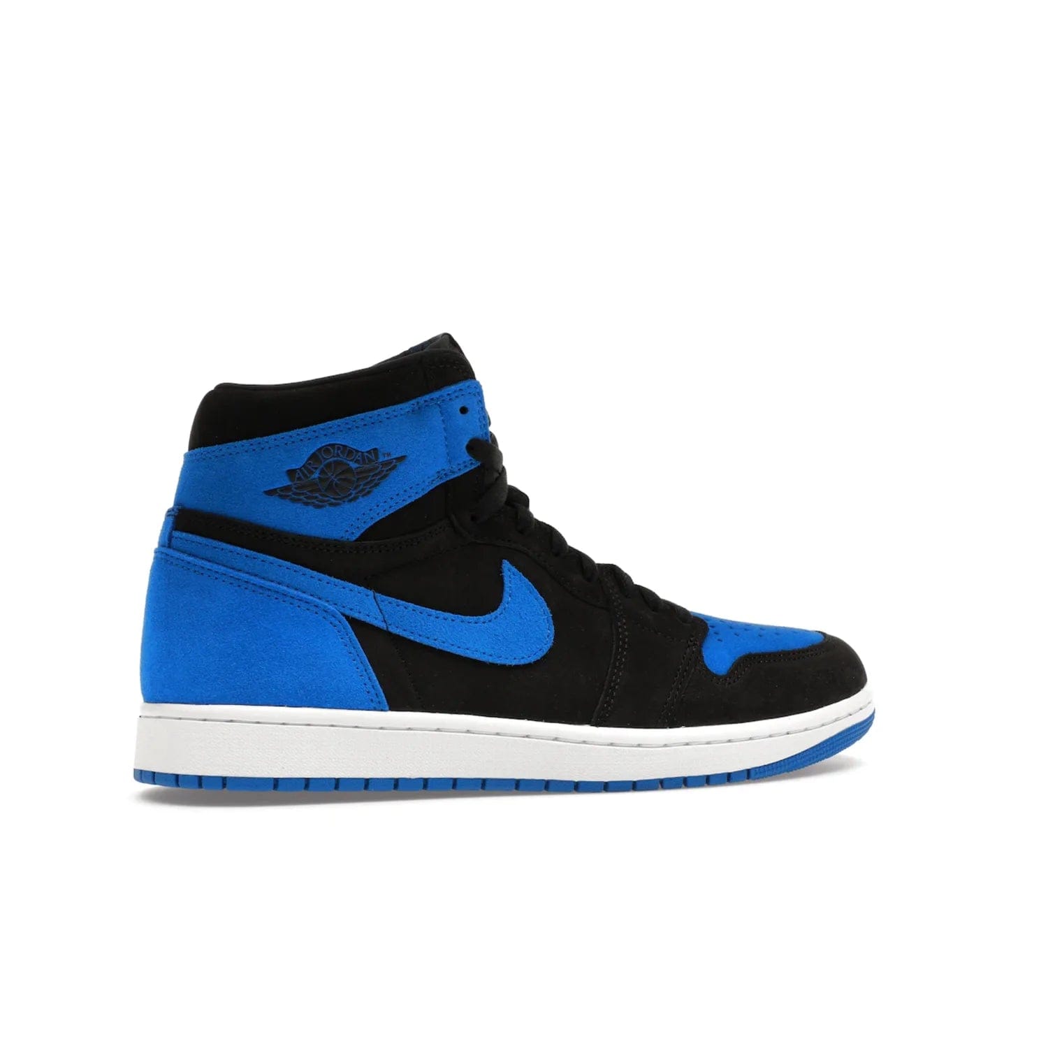 Jordan 1 Retro High OG Royal Reimagined - Image 35 - Only at www.BallersClubKickz.com - ####
Old meets the new: Jordan 1 Retro High OG 'Royal Reimagined' is a bold statement of evolution with its royal blue and black suede material makeup. Swoosh overlays, Wings logos, padded ankle collars and Nike Air tags maintain the OG's legendary lineage. Get a pair on November 4th and be part of a fearless, unyielding story.