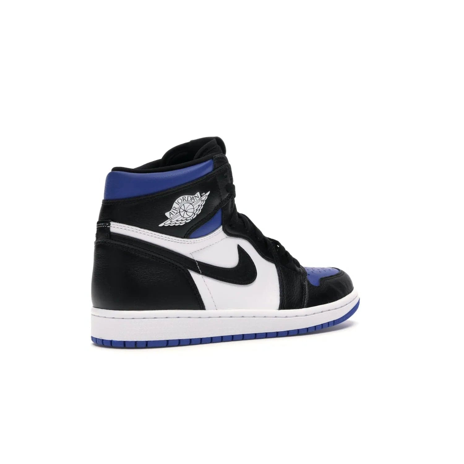 Jordan 1 Retro High Royal Toe - Image 33 - Only at www.BallersClubKickz.com - Refresh your look with the Jordan 1 Retro High Royal Toe. This classic AJ 1 sports a white and royal leather upper, black leather overlays, and branded leather tongue tag. Pick up today and set the streets ablaze.
