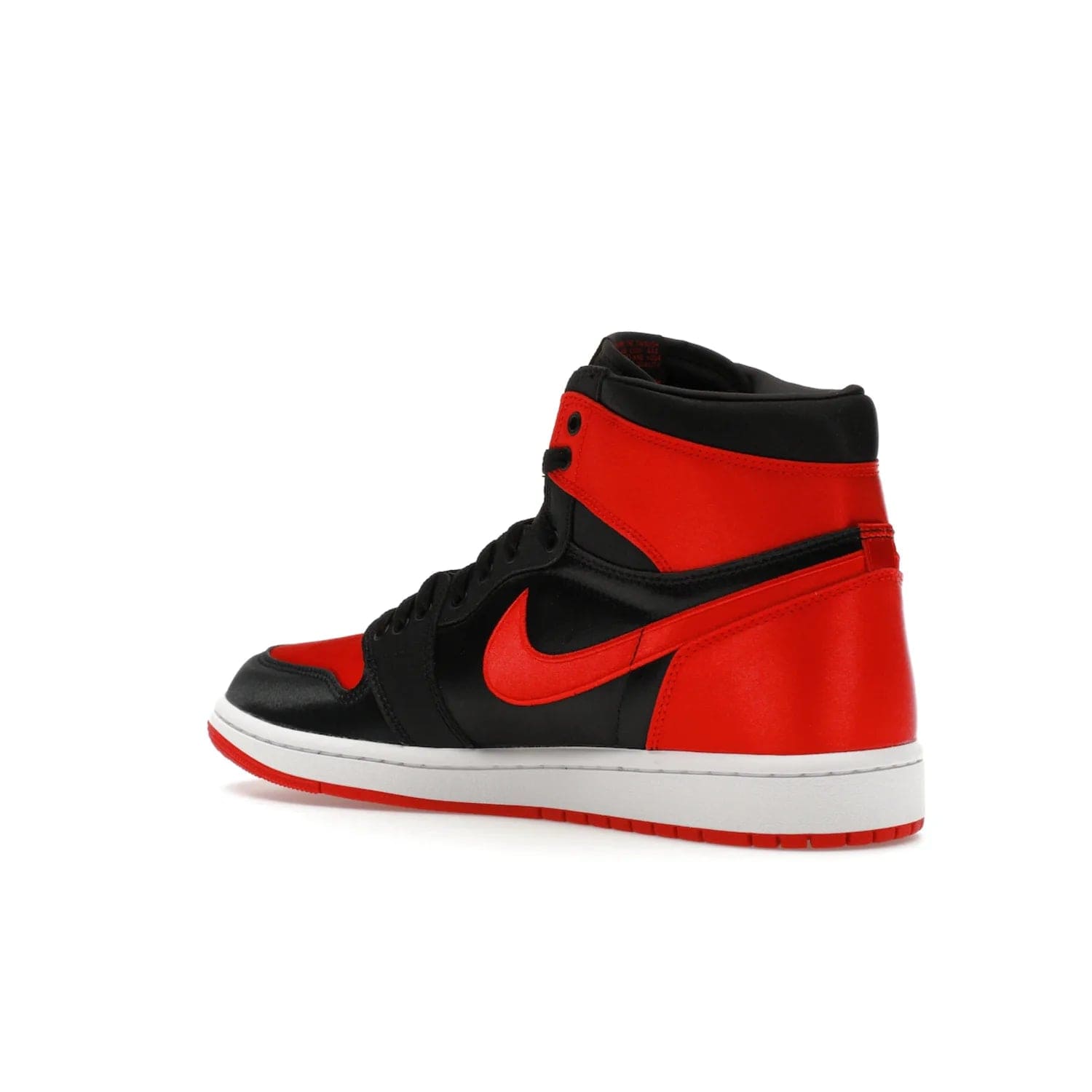 Jordan 1 Retro High OG Satin Bred (Women's) - Image 23 - Only at www.BallersClubKickz.com - Introducing the Jordan 1 Retro High OG Satin Bred (Women's). Luxe satin finish, contrasting hues & classic accents. Trending sneakers symbolizing timelessness & heritage. Make a bold statement with this iconic shoe. Available October 4, 2023.