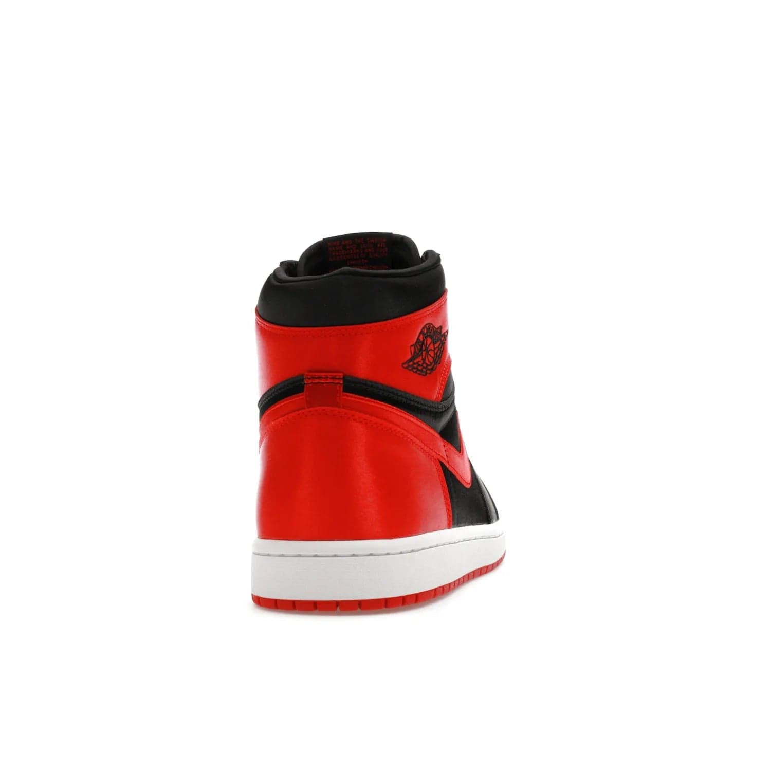Jordan 1 Retro High OG Satin Bred (Women's) - Image 29 - Only at www.BallersClubKickz.com - Introducing the Jordan 1 Retro High OG Satin Bred (Women's). Luxe satin finish, contrasting hues & classic accents. Trending sneakers symbolizing timelessness & heritage. Make a bold statement with this iconic shoe. Available October 4, 2023.
