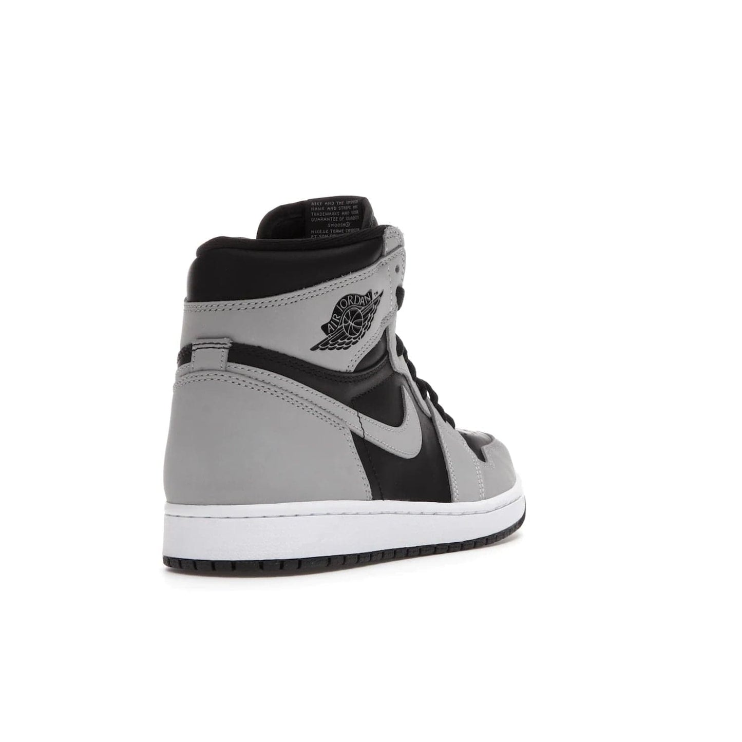 Jordan 1 Retro High Shadow 2.0 - Image 31 - Only at www.BallersClubKickz.com - #
Classic Air Jordan 1 Retro High Shadow 2.0 with black leather base and Light Smoke Grey overlays. Released in May 2021.