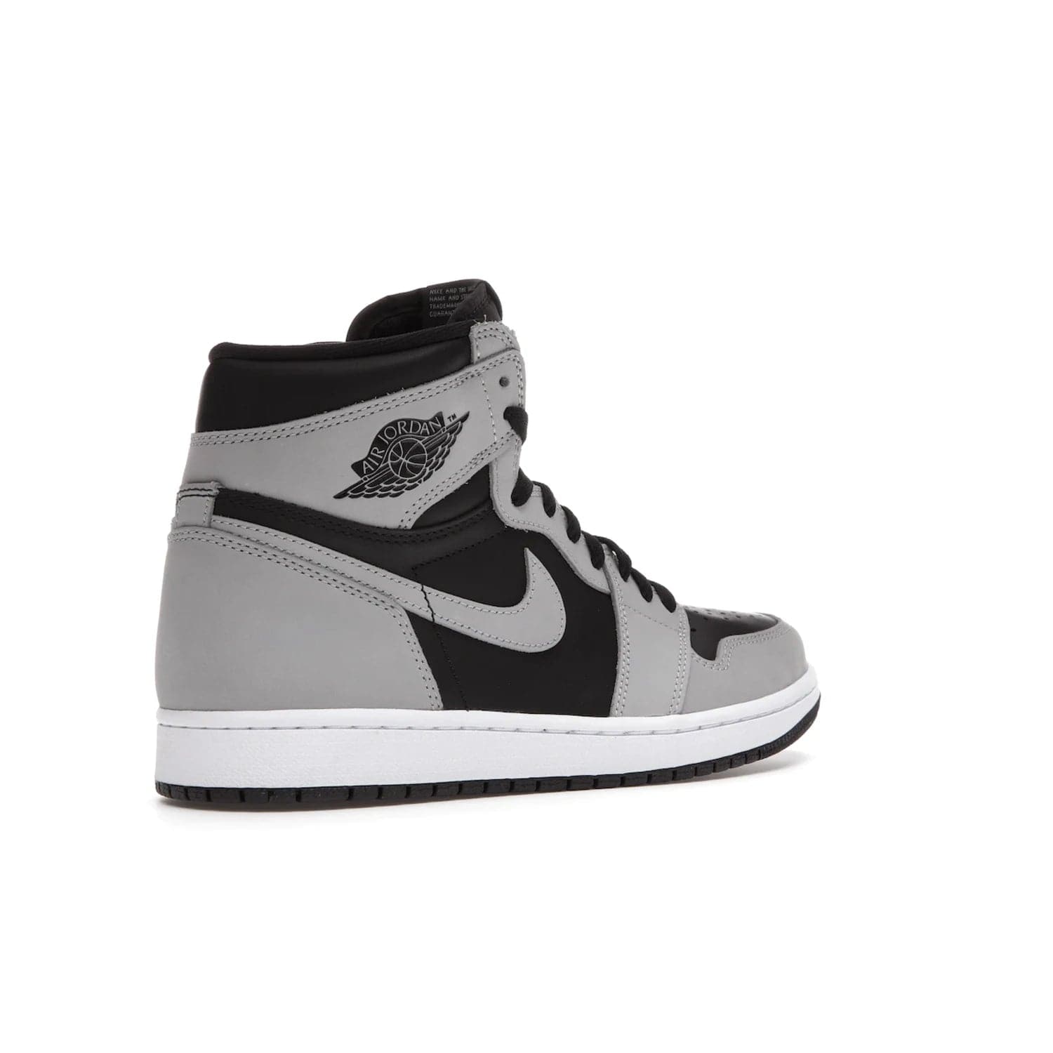 Jordan 1 Retro High Shadow 2.0 - Image 33 - Only at www.BallersClubKickz.com - #
Classic Air Jordan 1 Retro High Shadow 2.0 with black leather base and Light Smoke Grey overlays. Released in May 2021.