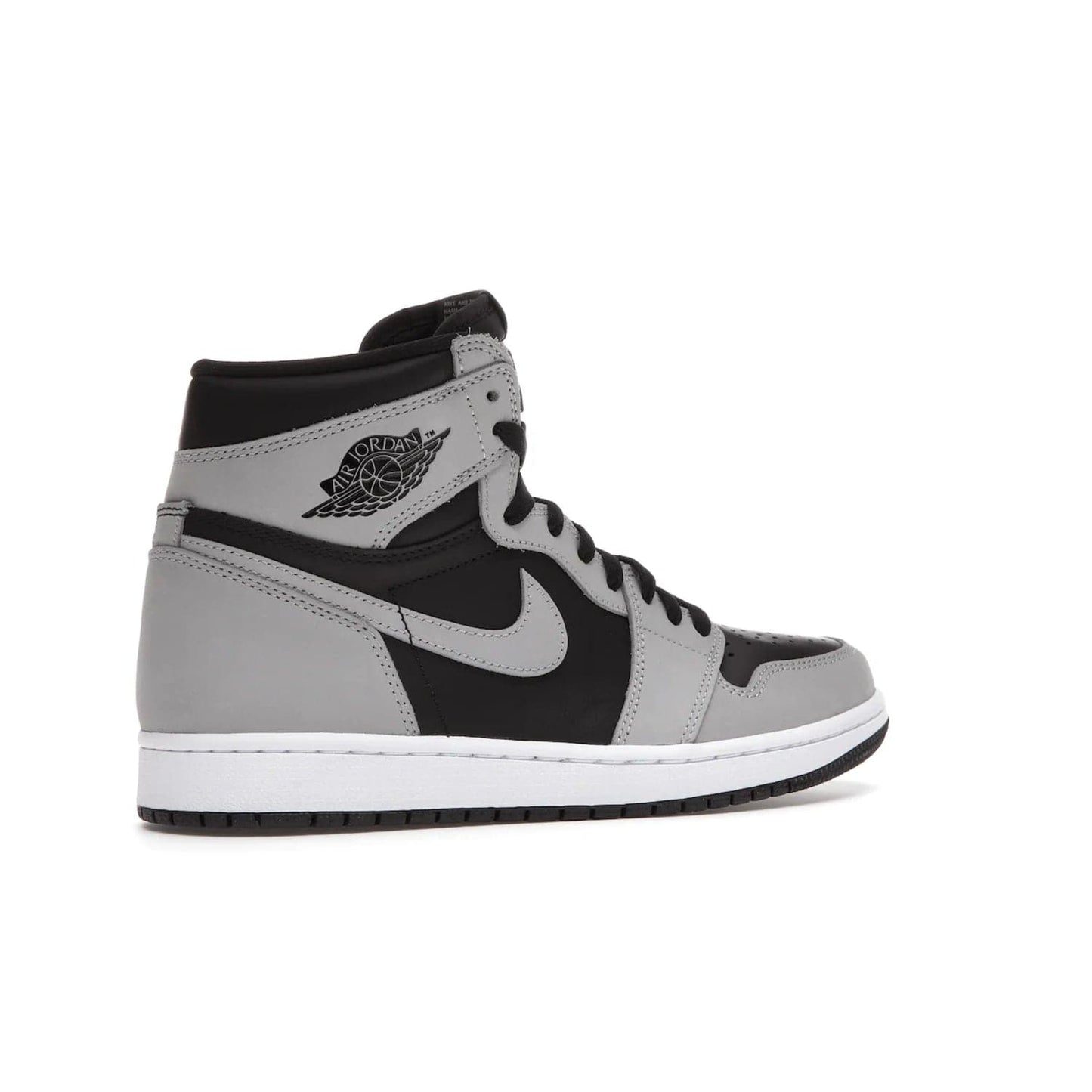 Jordan 1 Retro High Shadow 2.0 - Image 34 - Only at www.BallersClubKickz.com - #
Classic Air Jordan 1 Retro High Shadow 2.0 with black leather base and Light Smoke Grey overlays. Released in May 2021.