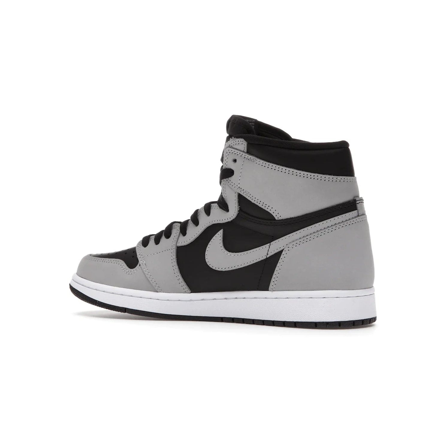 Jordan 1 Retro High Shadow 2.0 - Image 22 - Only at www.BallersClubKickz.com - #
Classic Air Jordan 1 Retro High Shadow 2.0 with black leather base and Light Smoke Grey overlays. Released in May 2021.