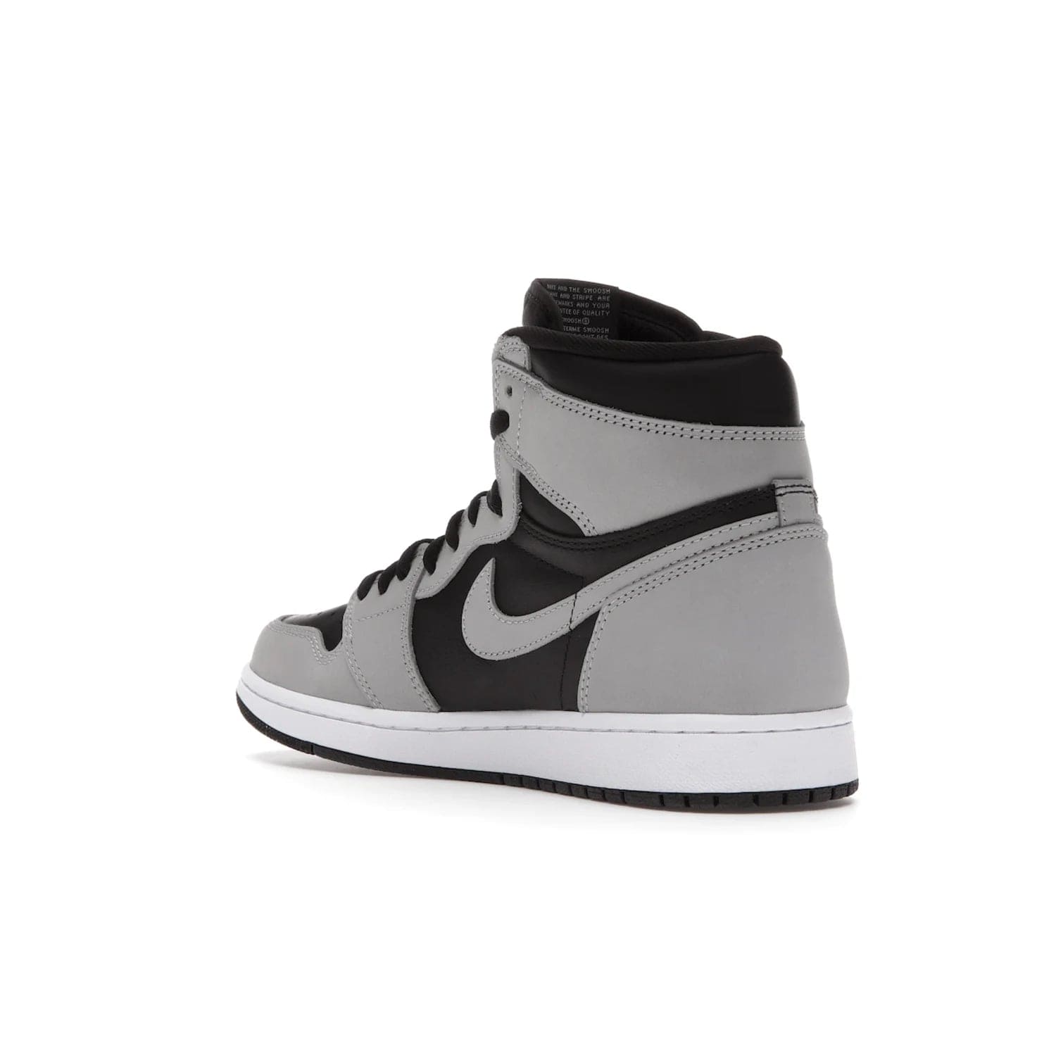 Jordan 1 Retro High Shadow 2.0 - Image 24 - Only at www.BallersClubKickz.com - #
Classic Air Jordan 1 Retro High Shadow 2.0 with black leather base and Light Smoke Grey overlays. Released in May 2021.