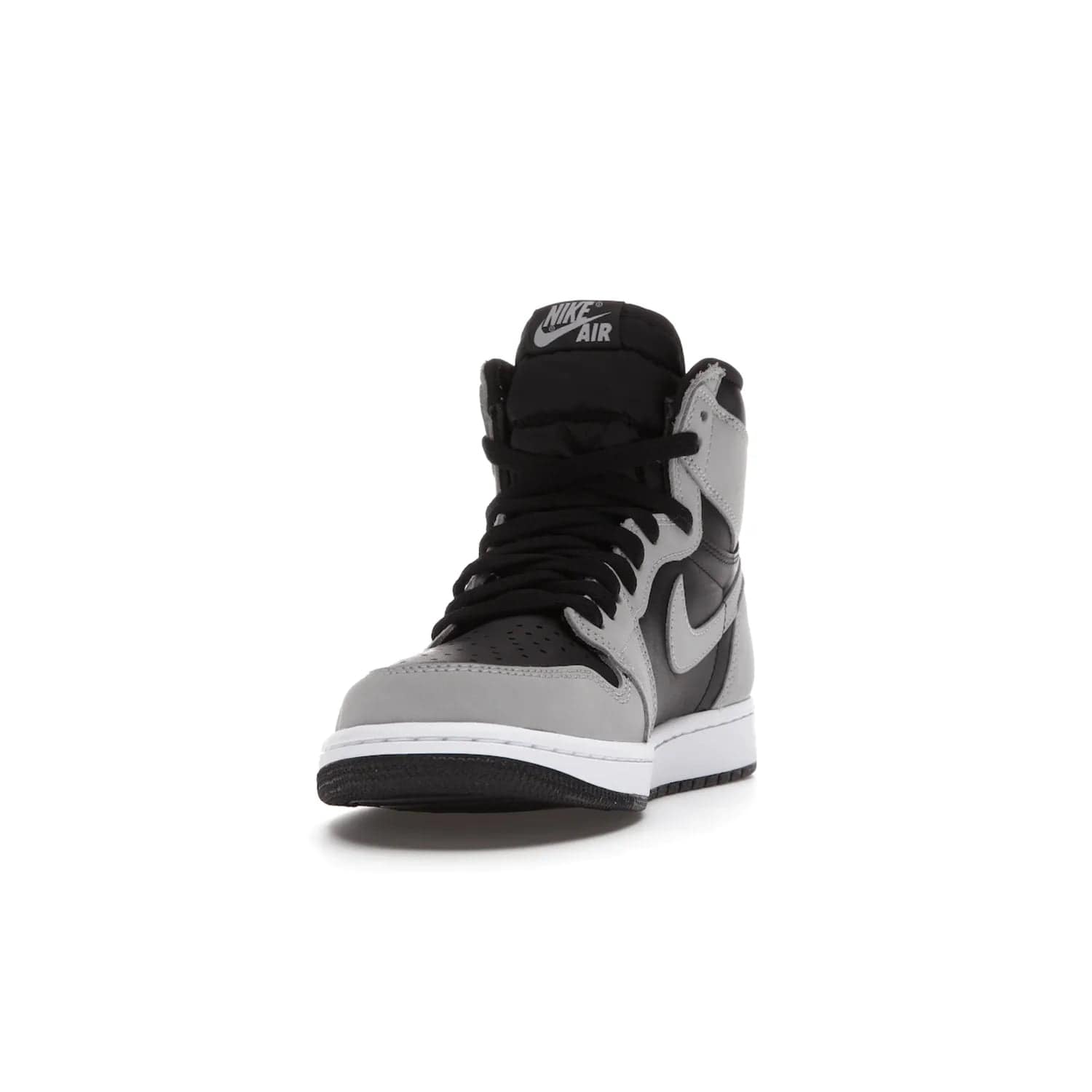 Jordan 1 Retro High Shadow 2.0 - Image 12 - Only at www.BallersClubKickz.com - #
Classic Air Jordan 1 Retro High Shadow 2.0 with black leather base and Light Smoke Grey overlays. Released in May 2021.