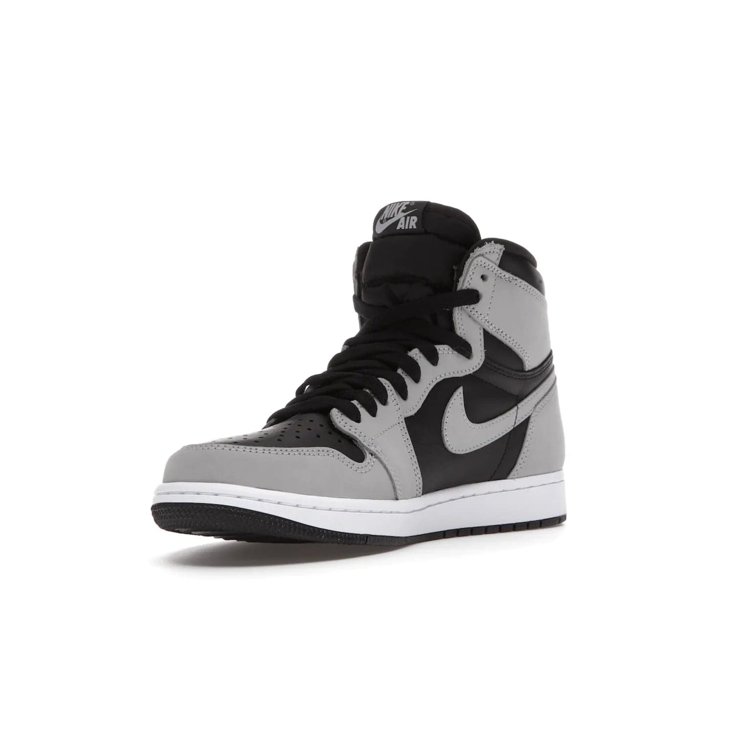 Jordan 1 Retro High Shadow 2.0 - Image 14 - Only at www.BallersClubKickz.com - #
Classic Air Jordan 1 Retro High Shadow 2.0 with black leather base and Light Smoke Grey overlays. Released in May 2021.