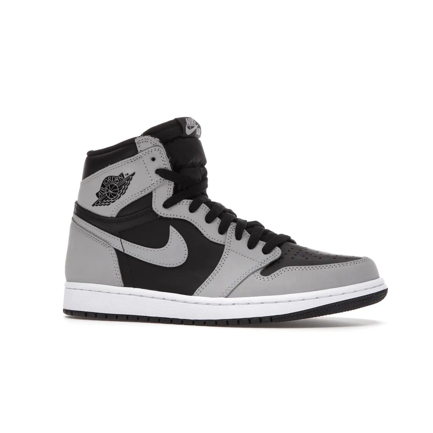 Jordan 1 Retro High Shadow 2.0 - Image 3 - Only at www.BallersClubKickz.com - #
Classic Air Jordan 1 Retro High Shadow 2.0 with black leather base and Light Smoke Grey overlays. Released in May 2021.