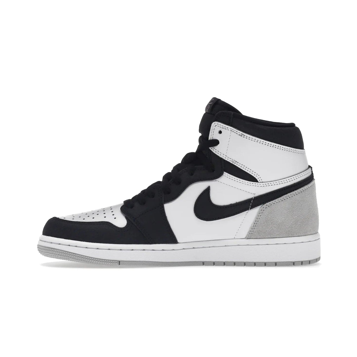 Jordan 1 Retro High OG Bleached Coral - Image 19 - Only at www.BallersClubKickz.com - Check out the latest AJ1 High OG Bleached Coral release, featuring white and black leather with grey overlays and a classic Nike Air cushioning. Shop now!