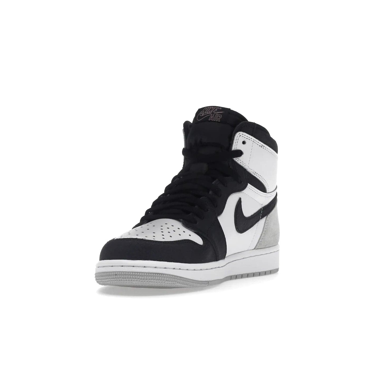 Jordan 1 Retro High OG Bleached Coral - Image 13 - Only at www.BallersClubKickz.com - Check out the latest AJ1 High OG Bleached Coral release, featuring white and black leather with grey overlays and a classic Nike Air cushioning. Shop now!