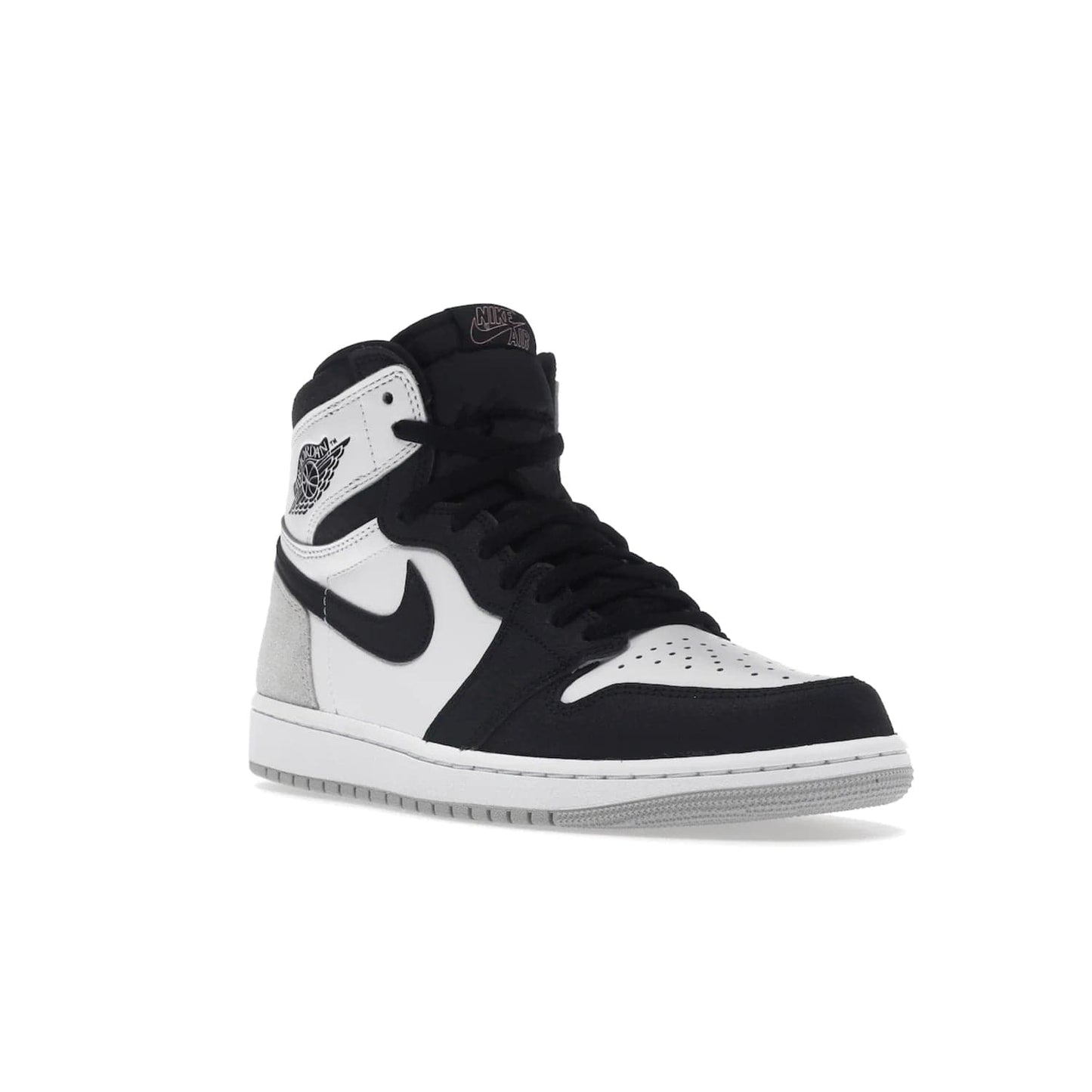 Jordan 1 Retro High OG Bleached Coral - Image 6 - Only at www.BallersClubKickz.com - Check out the latest AJ1 High OG Bleached Coral release, featuring white and black leather with grey overlays and a classic Nike Air cushioning. Shop now!