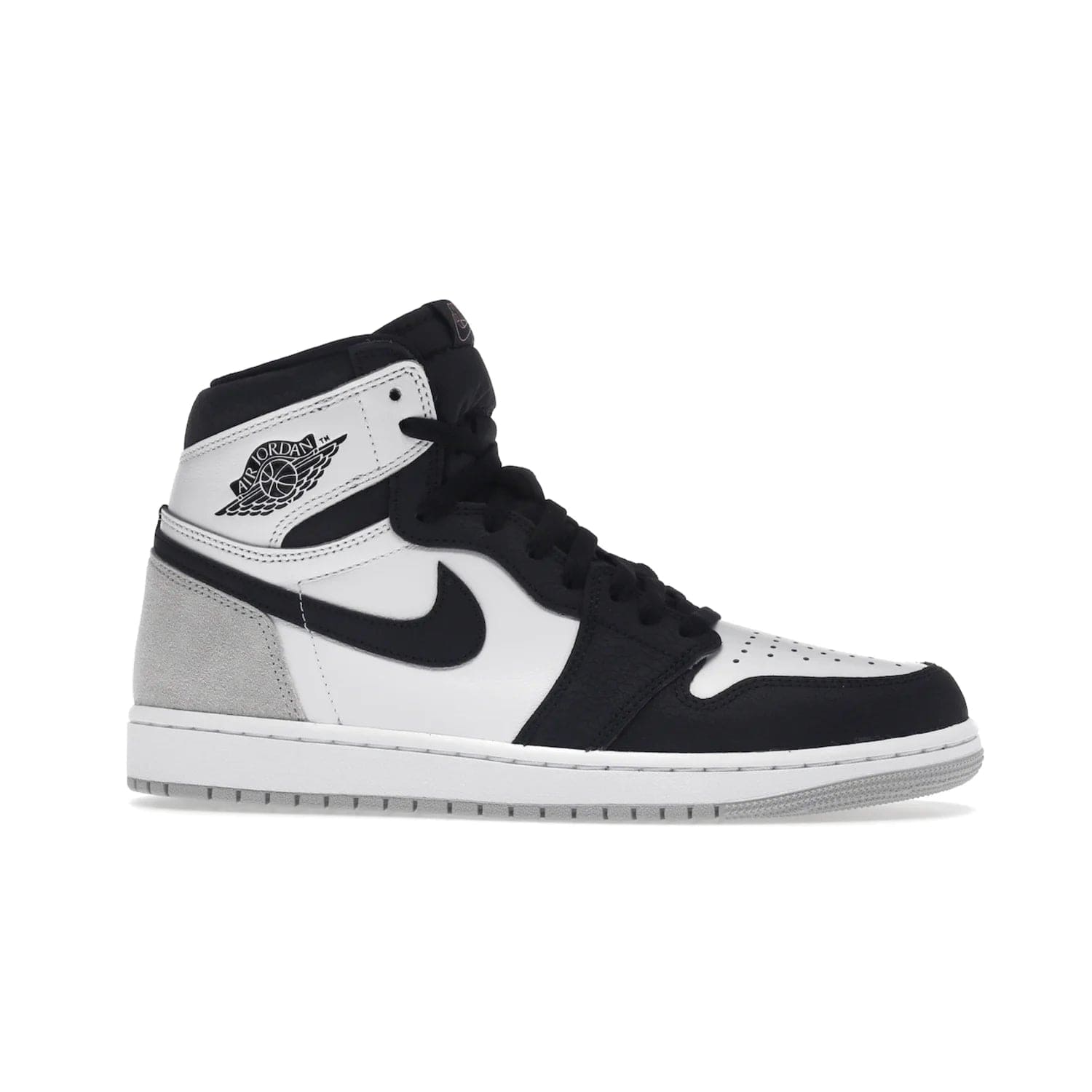 Jordan 1 Retro High OG Bleached Coral - Image 2 - Only at www.BallersClubKickz.com - Check out the latest AJ1 High OG Bleached Coral release, featuring white and black leather with grey overlays and a classic Nike Air cushioning. Shop now!