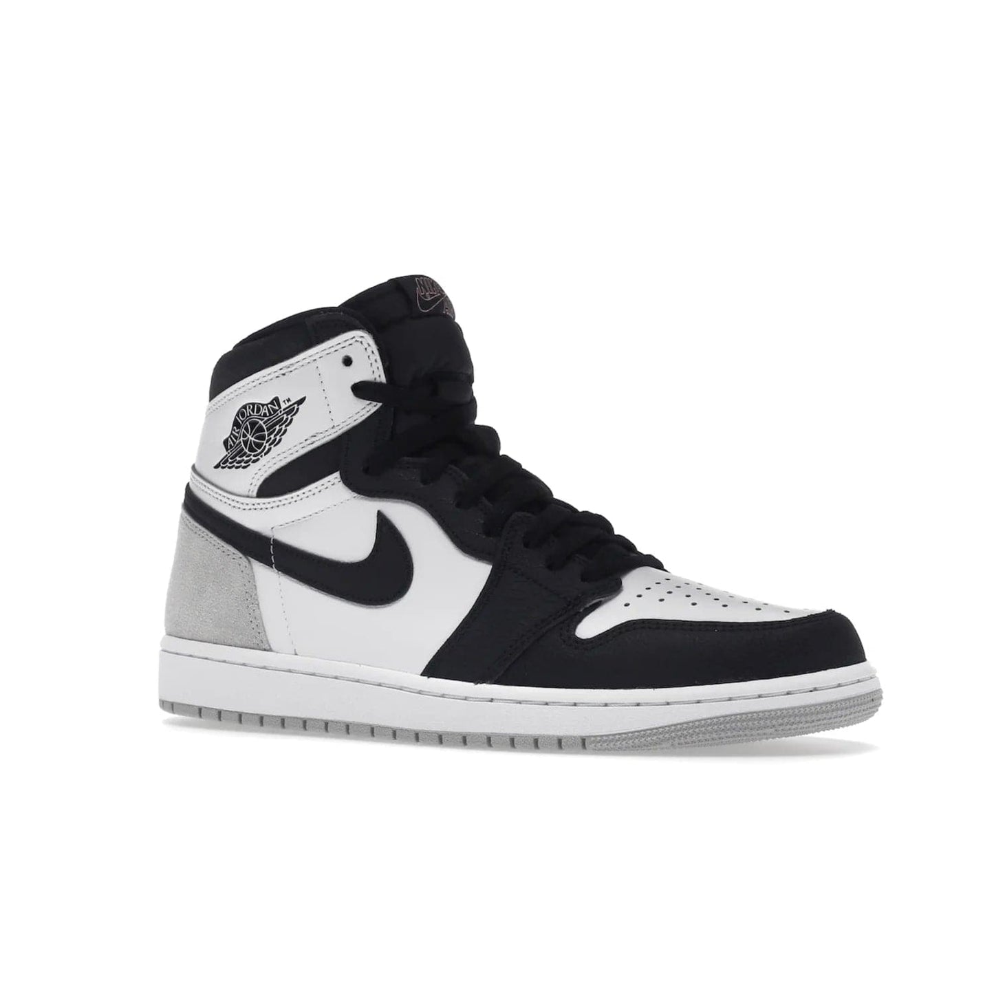 Jordan 1 Retro High OG Bleached Coral - Image 4 - Only at www.BallersClubKickz.com - Check out the latest AJ1 High OG Bleached Coral release, featuring white and black leather with grey overlays and a classic Nike Air cushioning. Shop now!