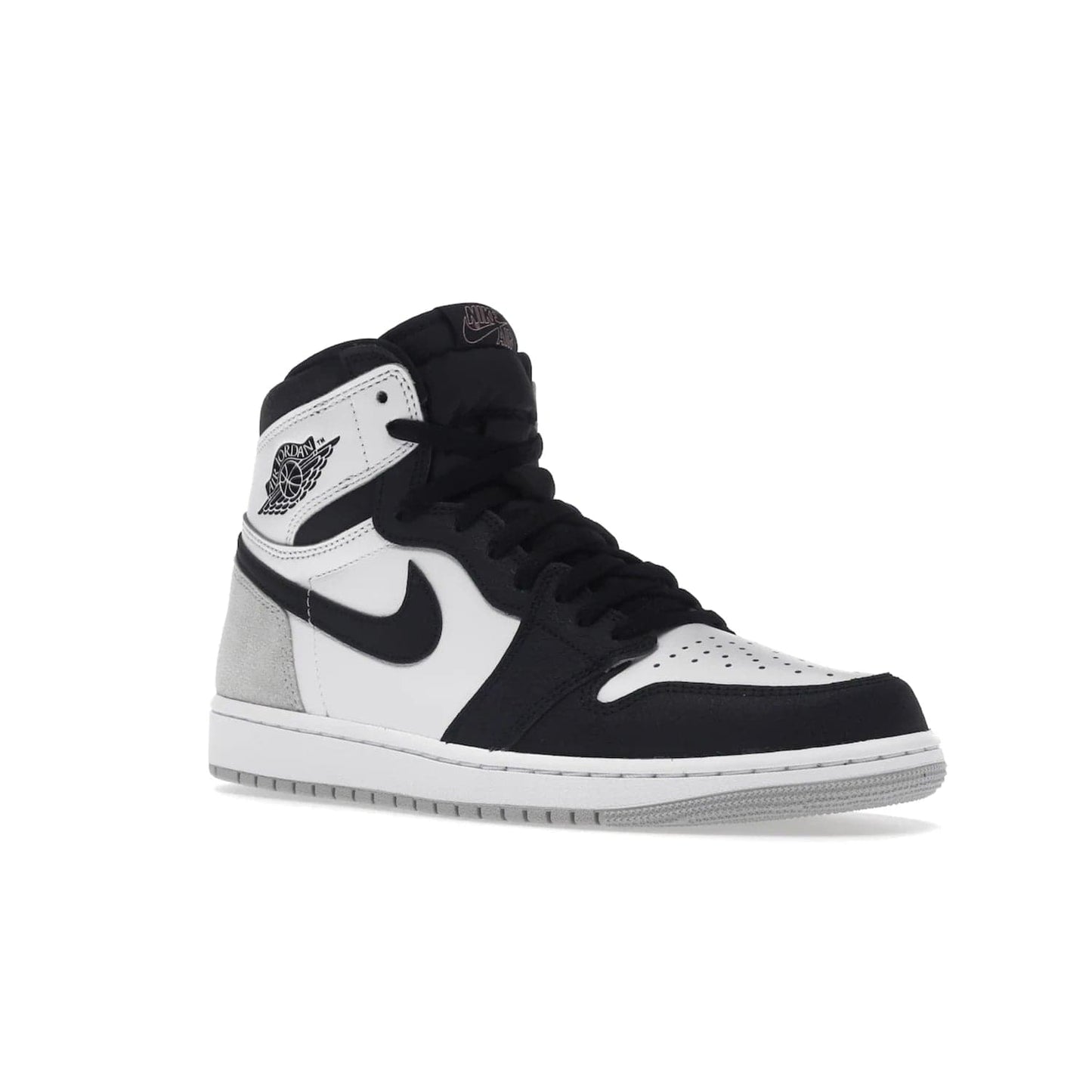 Jordan 1 Retro High OG Bleached Coral - Image 5 - Only at www.BallersClubKickz.com - Check out the latest AJ1 High OG Bleached Coral release, featuring white and black leather with grey overlays and a classic Nike Air cushioning. Shop now!
