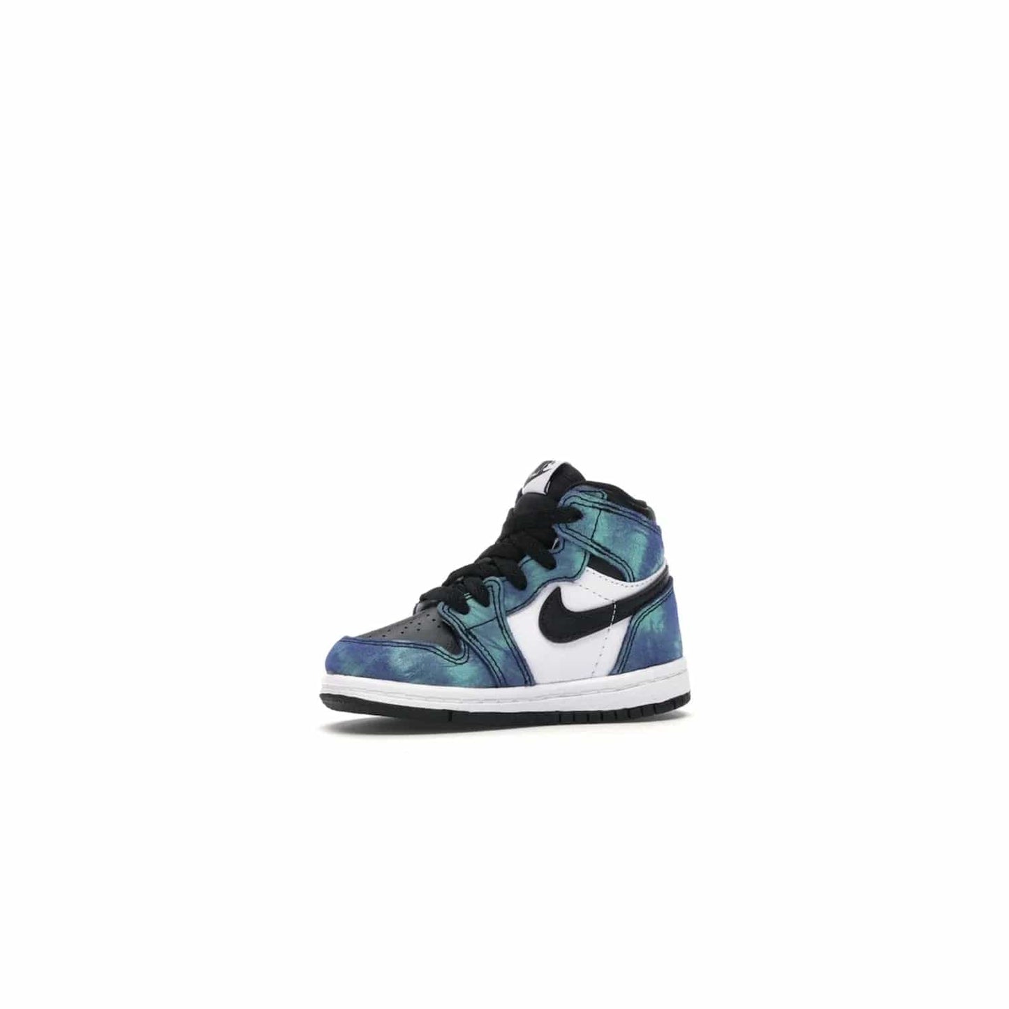 Jordan 1 Retro High Tie Dye (TD) - Image 17 - Only at www.BallersClubKickz.com - Add a unique twist to your sneaker collection with the Jordan 1 Retro High Tie Dye (TD). Classic Air Jordan 1 details like toe box perforations and the signature Swoosh logo on the sidewall are topped with an eye-catching tie dye design that’s perfect for styling all year round.