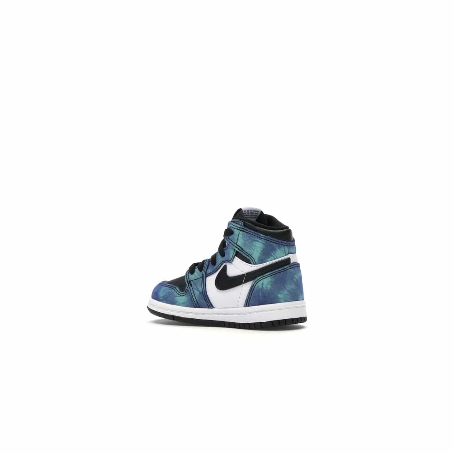 Jordan 1 Retro High Tie Dye (TD) - Image 22 - Only at www.BallersClubKickz.com - Add a unique twist to your sneaker collection with the Jordan 1 Retro High Tie Dye (TD). Classic Air Jordan 1 details like toe box perforations and the signature Swoosh logo on the sidewall are topped with an eye-catching tie dye design that’s perfect for styling all year round.
