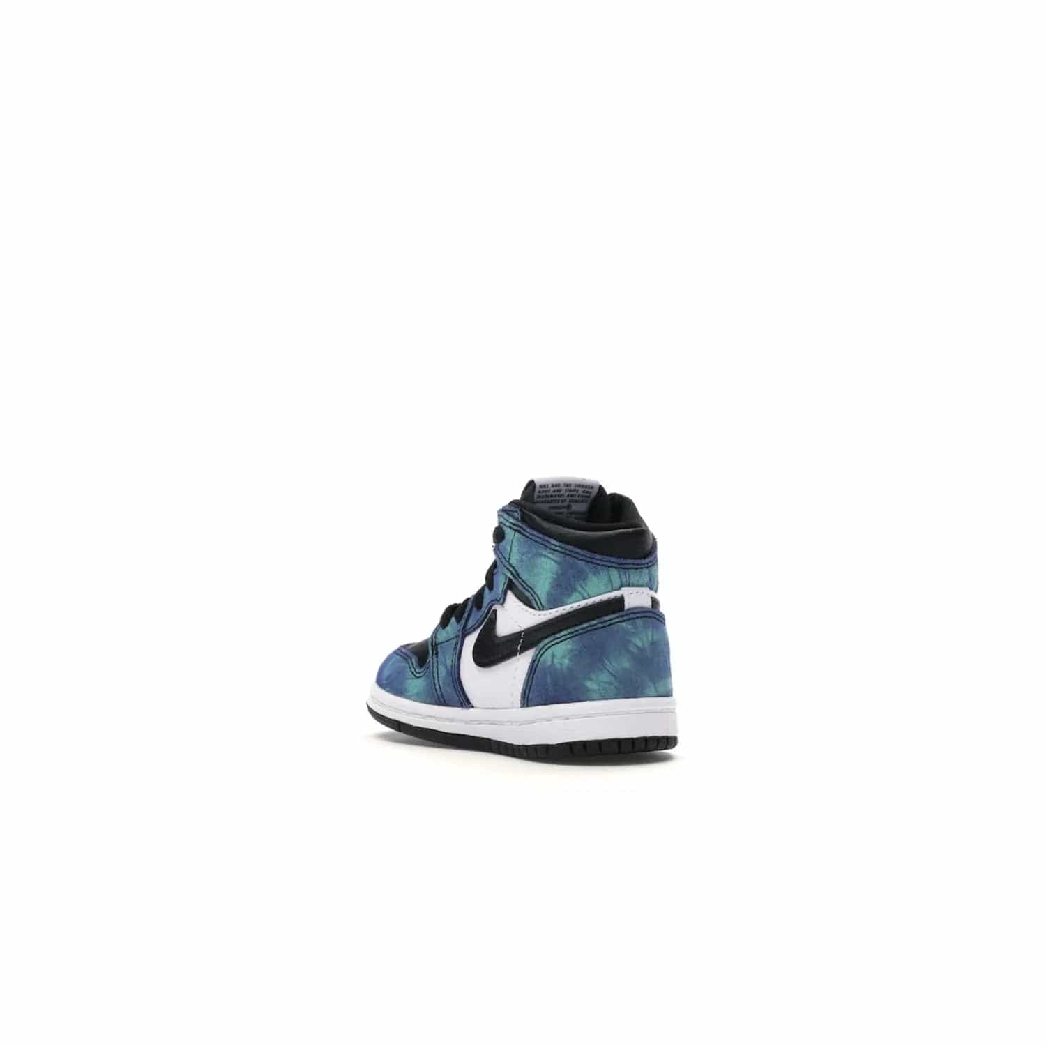 Jordan 1 Retro High Tie Dye (TD) - Image 24 - Only at www.BallersClubKickz.com - Add a unique twist to your sneaker collection with the Jordan 1 Retro High Tie Dye (TD). Classic Air Jordan 1 details like toe box perforations and the signature Swoosh logo on the sidewall are topped with an eye-catching tie dye design that’s perfect for styling all year round.