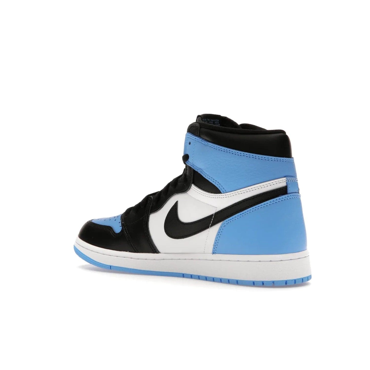 Jordan 1 Retro High OG UNC Toe - Image 23 - Only at www.BallersClubKickz.com - Jordan 1 High OG UNC Toe is a fashionable, high-quality sneaker featuring University Blue, Black White and White. Releasing July 22, 2023, it's the perfect pick up for sneakerheads.