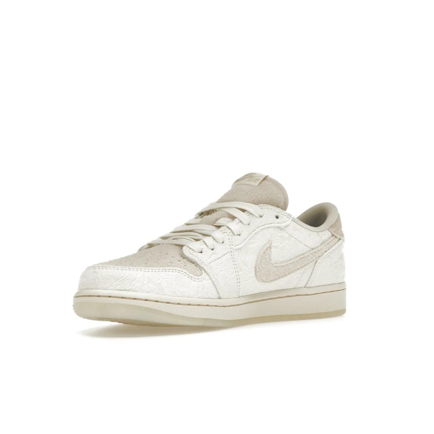 Jordan 1 Retro Low OG Chris Paul - Image 15 - Only at www.BallersClubKickz.com - Jordan 1 Retro Low OG Chris Paul has arrived in a timeless colorway. Light cream upper with matching sail trim and the iconic Jumpman logo. Add classic style to your wardrobe with this sleek sneaker. Grab your pair today!