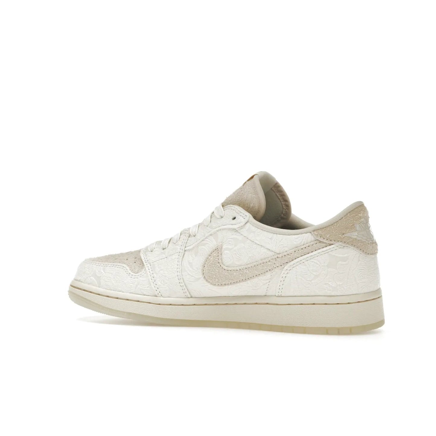 Jordan 1 Retro Low OG Chris Paul - Image 22 - Only at www.BallersClubKickz.com - Jordan 1 Retro Low OG Chris Paul has arrived in a timeless colorway. Light cream upper with matching sail trim and the iconic Jumpman logo. Add classic style to your wardrobe with this sleek sneaker. Grab your pair today!