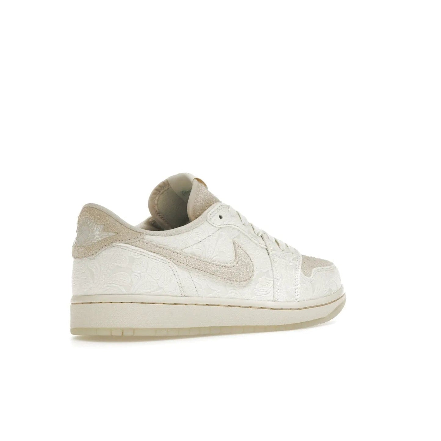 Jordan 1 Retro Low OG Chris Paul - Image 33 - Only at www.BallersClubKickz.com - Jordan 1 Retro Low OG Chris Paul has arrived in a timeless colorway. Light cream upper with matching sail trim and the iconic Jumpman logo. Add classic style to your wardrobe with this sleek sneaker. Grab your pair today!