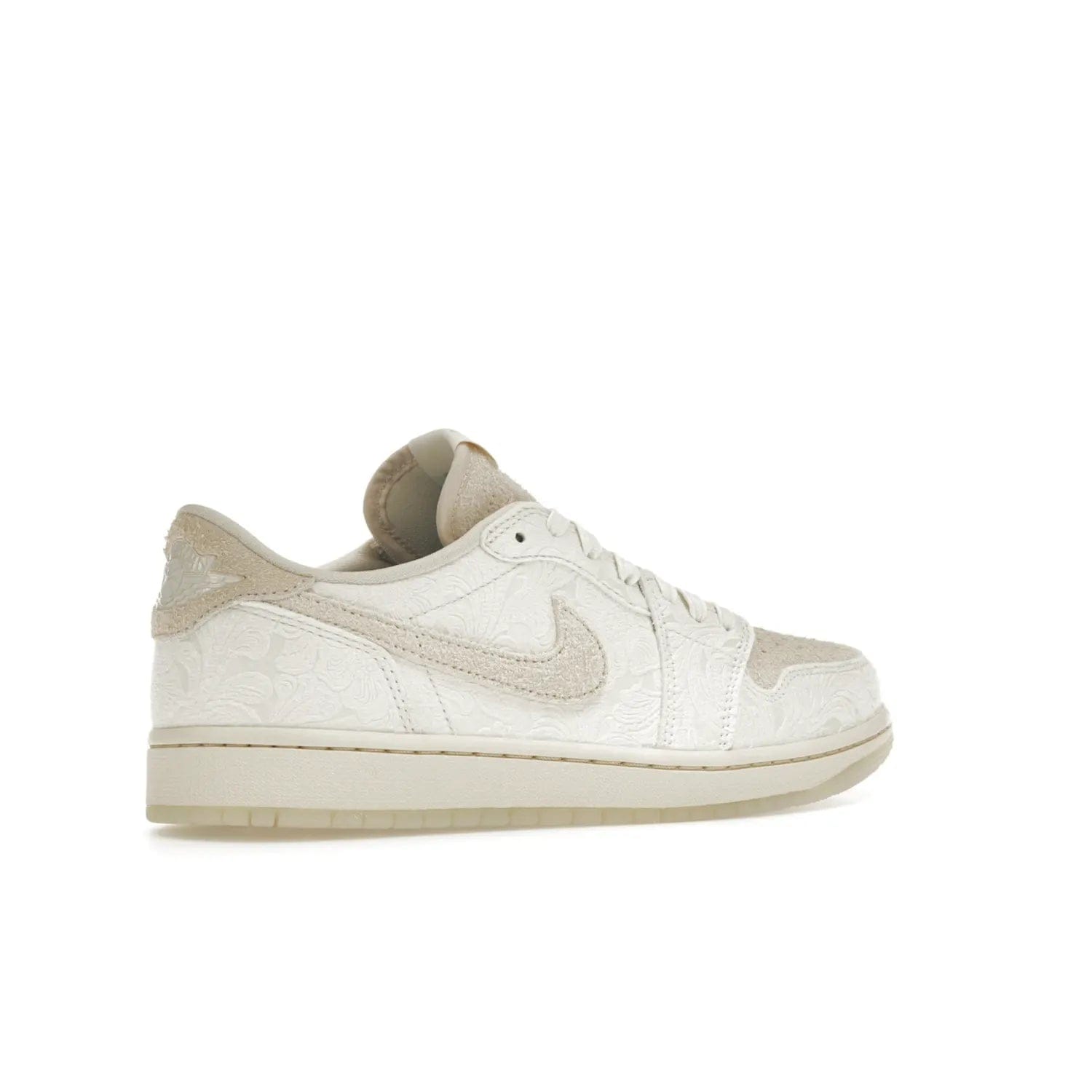 Jordan 1 Retro Low OG Chris Paul - Image 34 - Only at www.BallersClubKickz.com - Jordan 1 Retro Low OG Chris Paul has arrived in a timeless colorway. Light cream upper with matching sail trim and the iconic Jumpman logo. Add classic style to your wardrobe with this sleek sneaker. Grab your pair today!