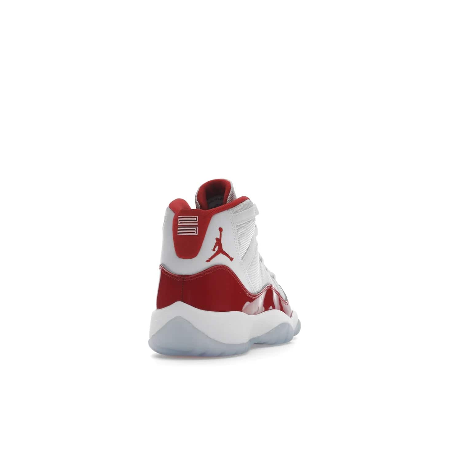 Jordan 11 Retro Cherry (2022) (GS) - Image 30 - Only at www.BallersClubKickz.com - Shop the Air Jordan 11 Retro Cherry 2022 GS, designed for style & comfort. Snug fit with webbing eyelets, rope laces, encased Air-sole unit & a Translucent rubber outsole. Available 12/10/2022.