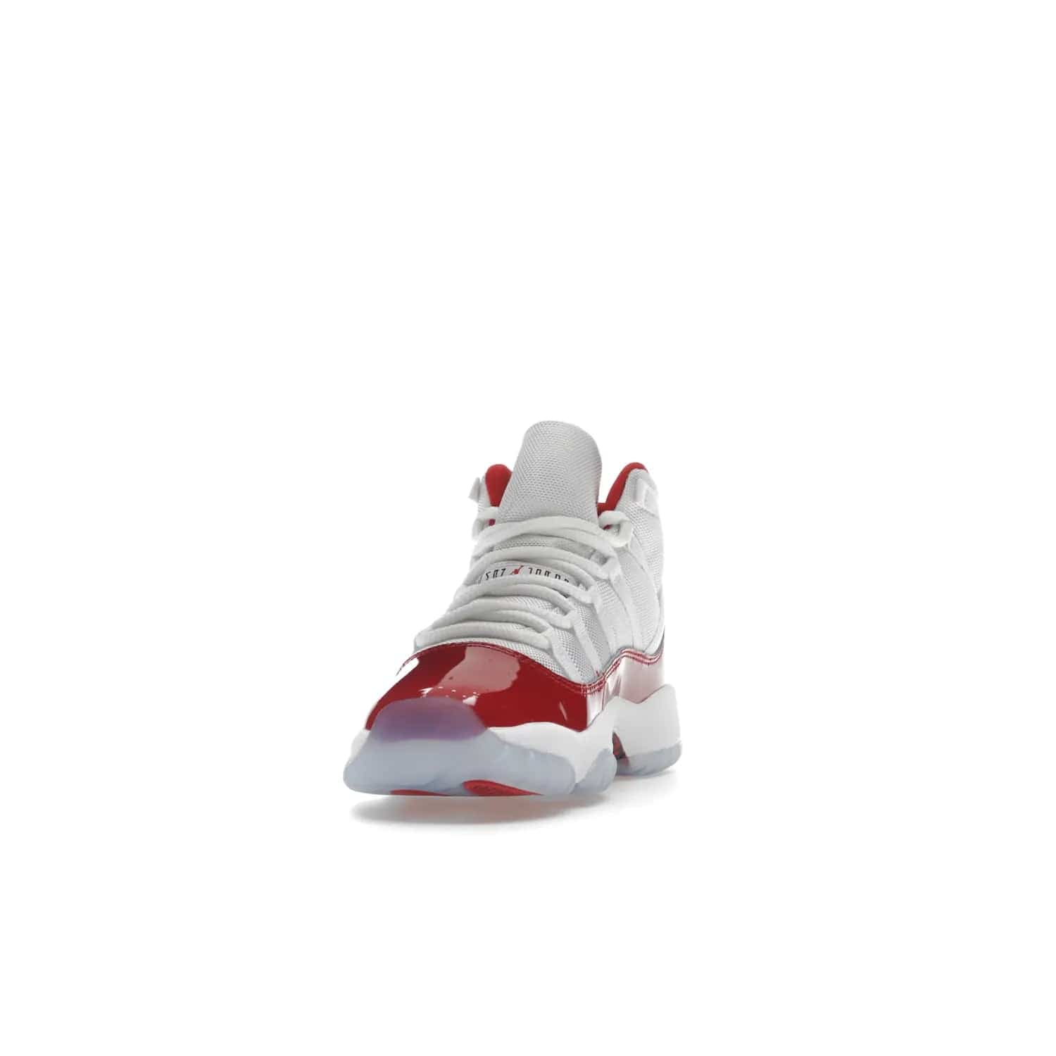 Jordan 11 Retro Cherry (2022) (GS) - Image 12 - Only at www.BallersClubKickz.com - Shop the Air Jordan 11 Retro Cherry 2022 GS, designed for style & comfort. Snug fit with webbing eyelets, rope laces, encased Air-sole unit & a Translucent rubber outsole. Available 12/10/2022.