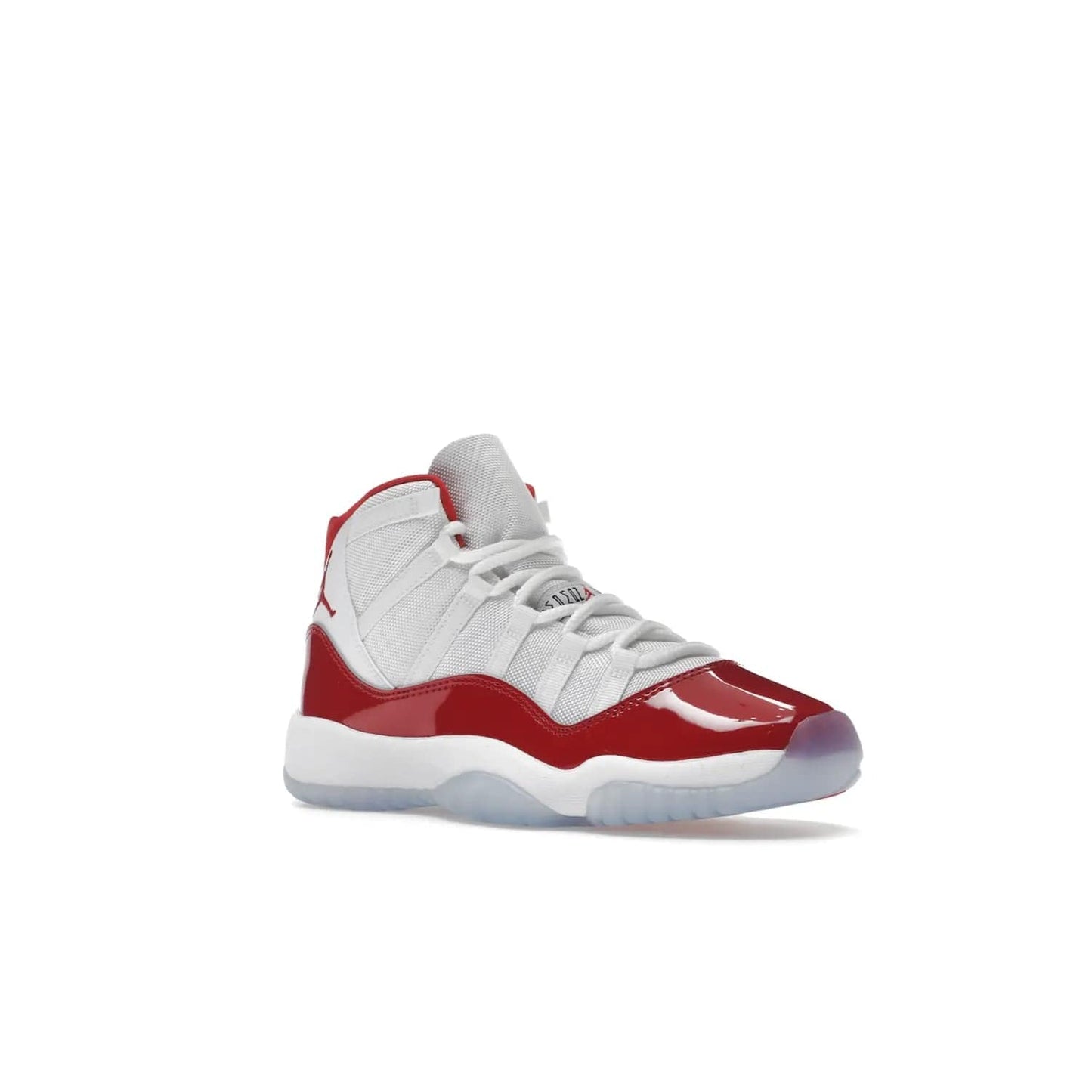 Jordan 11 Retro Cherry (2022) (GS) - Image 5 - Only at www.BallersClubKickz.com - Shop the Air Jordan 11 Retro Cherry 2022 GS, designed for style & comfort. Snug fit with webbing eyelets, rope laces, encased Air-sole unit & a Translucent rubber outsole. Available 12/10/2022.