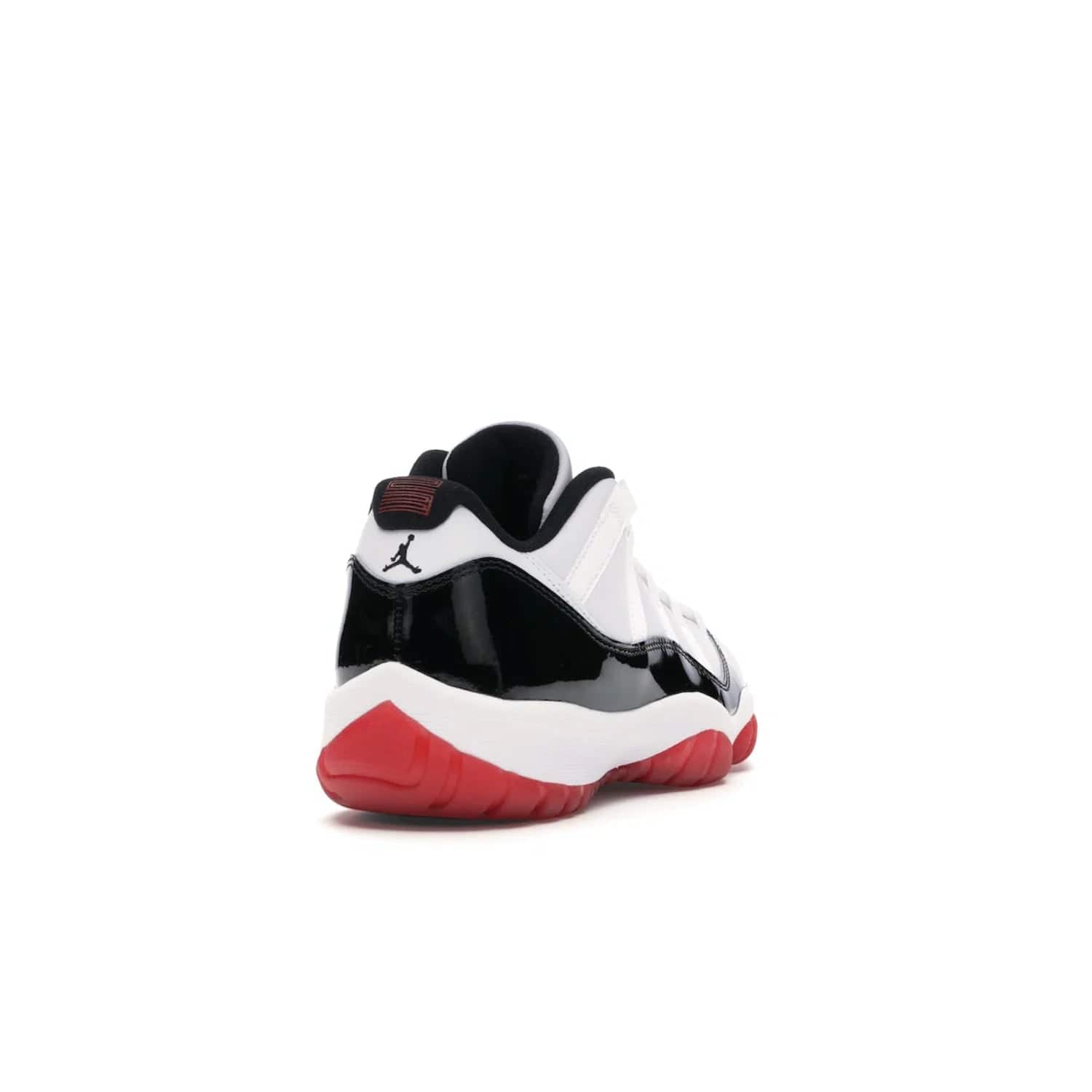 Jordan 11 Retro Low Concord Bred - Image 30 - Only at www.BallersClubKickz.com - Grab the classic Jordan 11 look with the Jordan 11 Retro Low Concord Bred. With white and black elements and the iconic red outsole of the Jordan 11 Bred, you won't miss a beat. Released in June 2020, the perfect complement to any outfit.