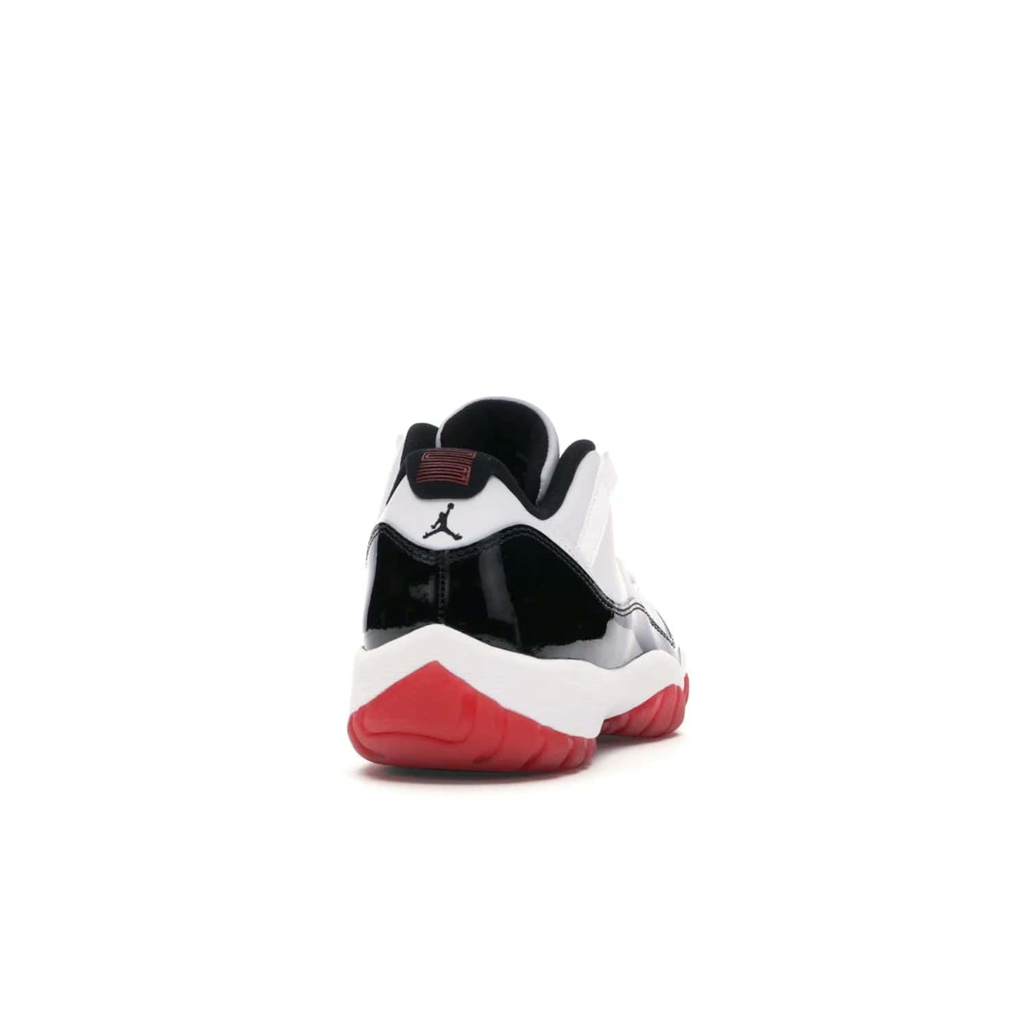Jordan 11 Retro Low Concord Bred - Image 29 - Only at www.BallersClubKickz.com - Grab the classic Jordan 11 look with the Jordan 11 Retro Low Concord Bred. With white and black elements and the iconic red outsole of the Jordan 11 Bred, you won't miss a beat. Released in June 2020, the perfect complement to any outfit.