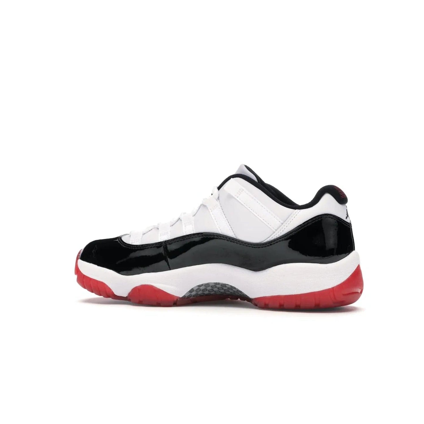 Jordan 11 Retro Low Concord Bred - Image 21 - Only at www.BallersClubKickz.com - Grab the classic Jordan 11 look with the Jordan 11 Retro Low Concord Bred. With white and black elements and the iconic red outsole of the Jordan 11 Bred, you won't miss a beat. Released in June 2020, the perfect complement to any outfit.