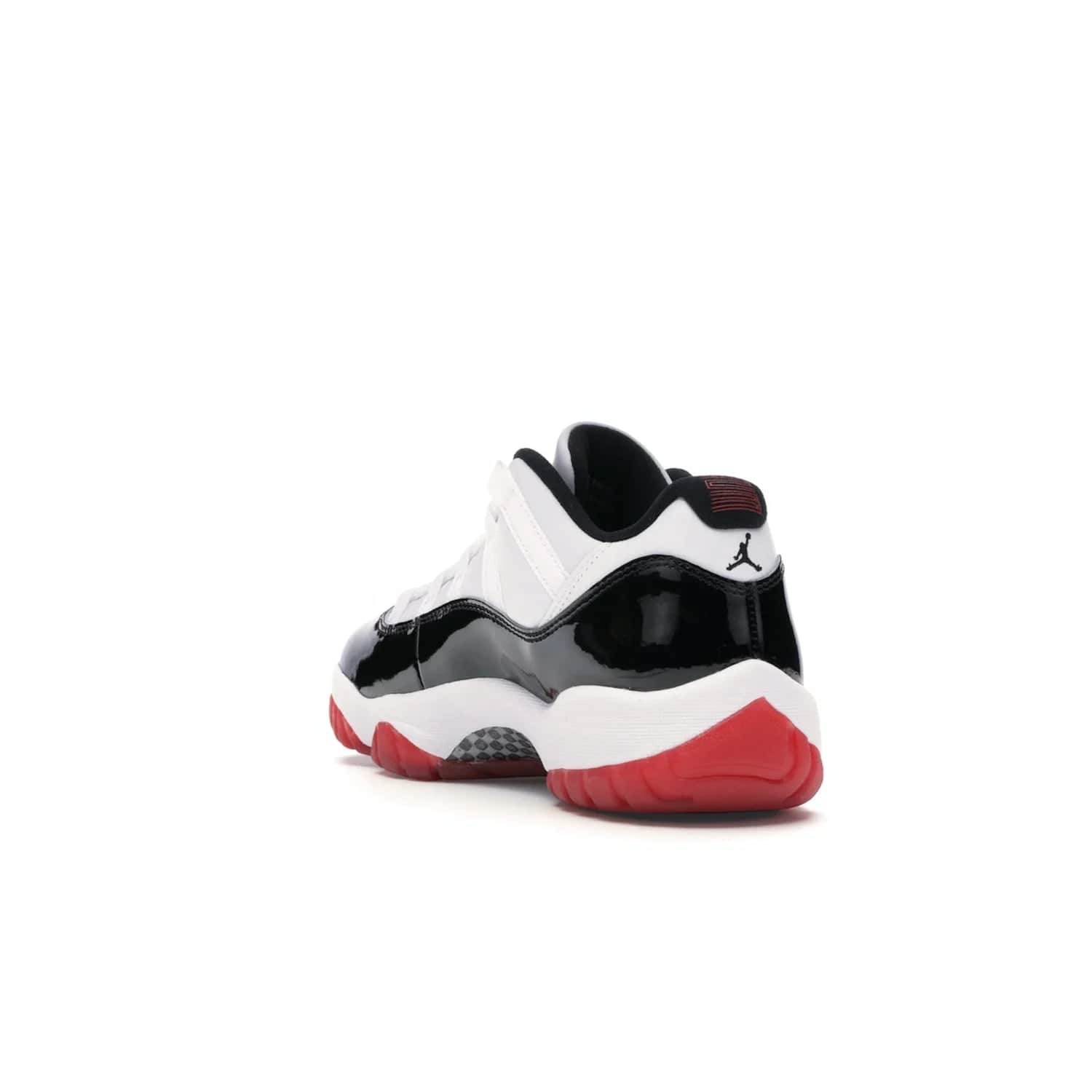 Jordan 11 Retro Low Concord Bred - Image 25 - Only at www.BallersClubKickz.com - Grab the classic Jordan 11 look with the Jordan 11 Retro Low Concord Bred. With white and black elements and the iconic red outsole of the Jordan 11 Bred, you won't miss a beat. Released in June 2020, the perfect complement to any outfit.