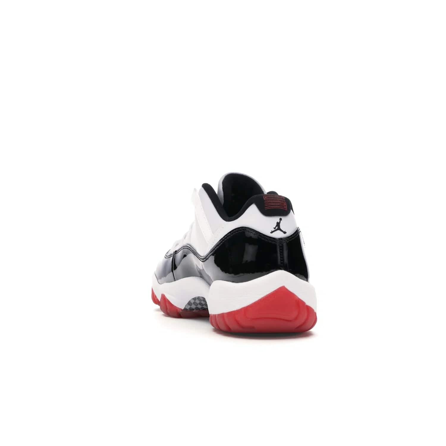 Jordan 11 Retro Low Concord Bred - Image 26 - Only at www.BallersClubKickz.com - Grab the classic Jordan 11 look with the Jordan 11 Retro Low Concord Bred. With white and black elements and the iconic red outsole of the Jordan 11 Bred, you won't miss a beat. Released in June 2020, the perfect complement to any outfit.