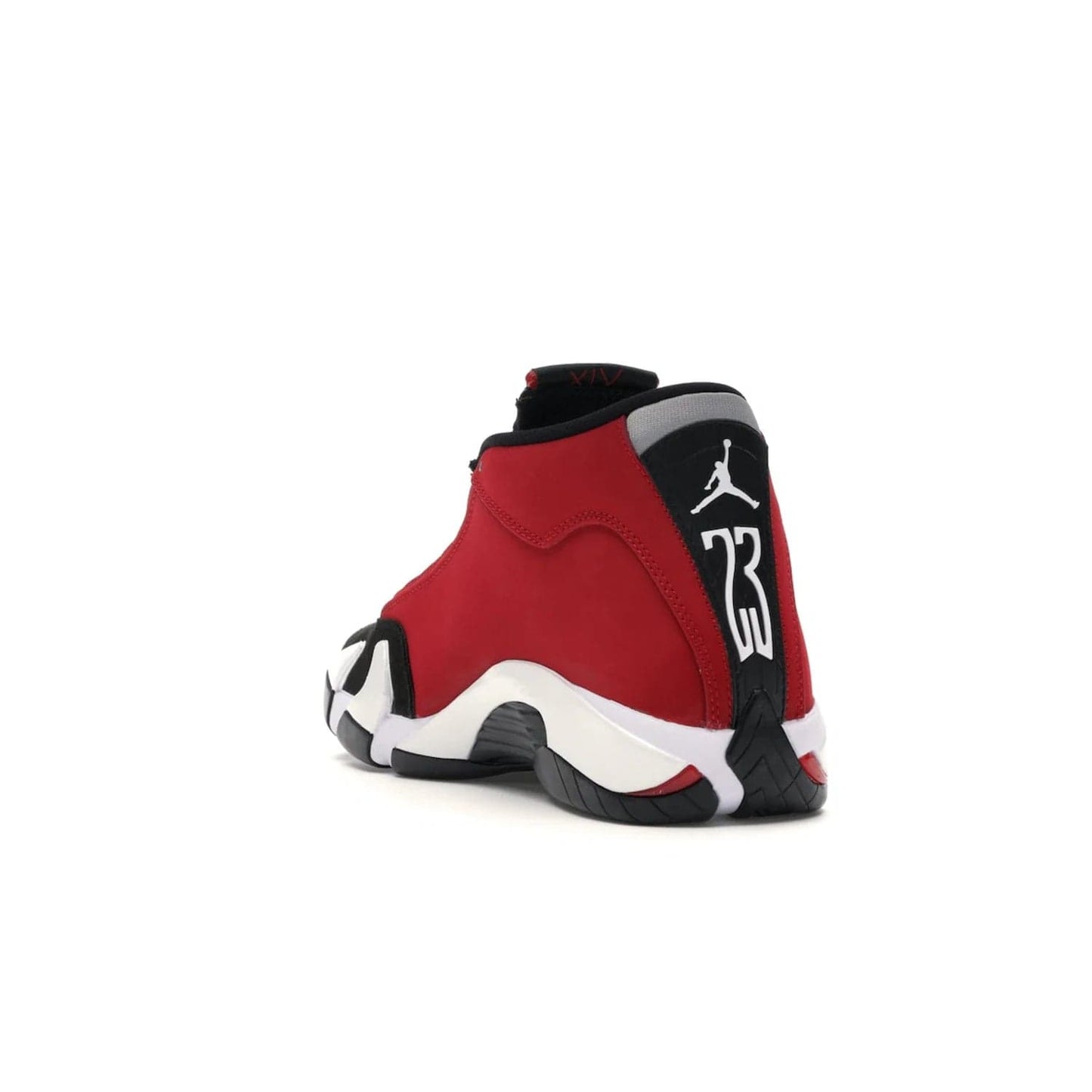 Jordan 14 Retro Gym Red Toro - Image 25 - Only at www.BallersClubKickz.com - Feel the Chicago Bulls energy with the Jordan 14 Retro Gym Red Toro! Black, red, and white design unites performance and fashion. Get your hands on this limited edition Jordan and show off your style today.