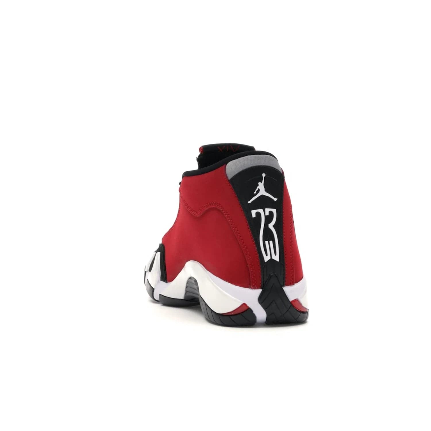 Jordan 14 Retro Gym Red Toro - Image 26 - Only at www.BallersClubKickz.com - Feel the Chicago Bulls energy with the Jordan 14 Retro Gym Red Toro! Black, red, and white design unites performance and fashion. Get your hands on this limited edition Jordan and show off your style today.