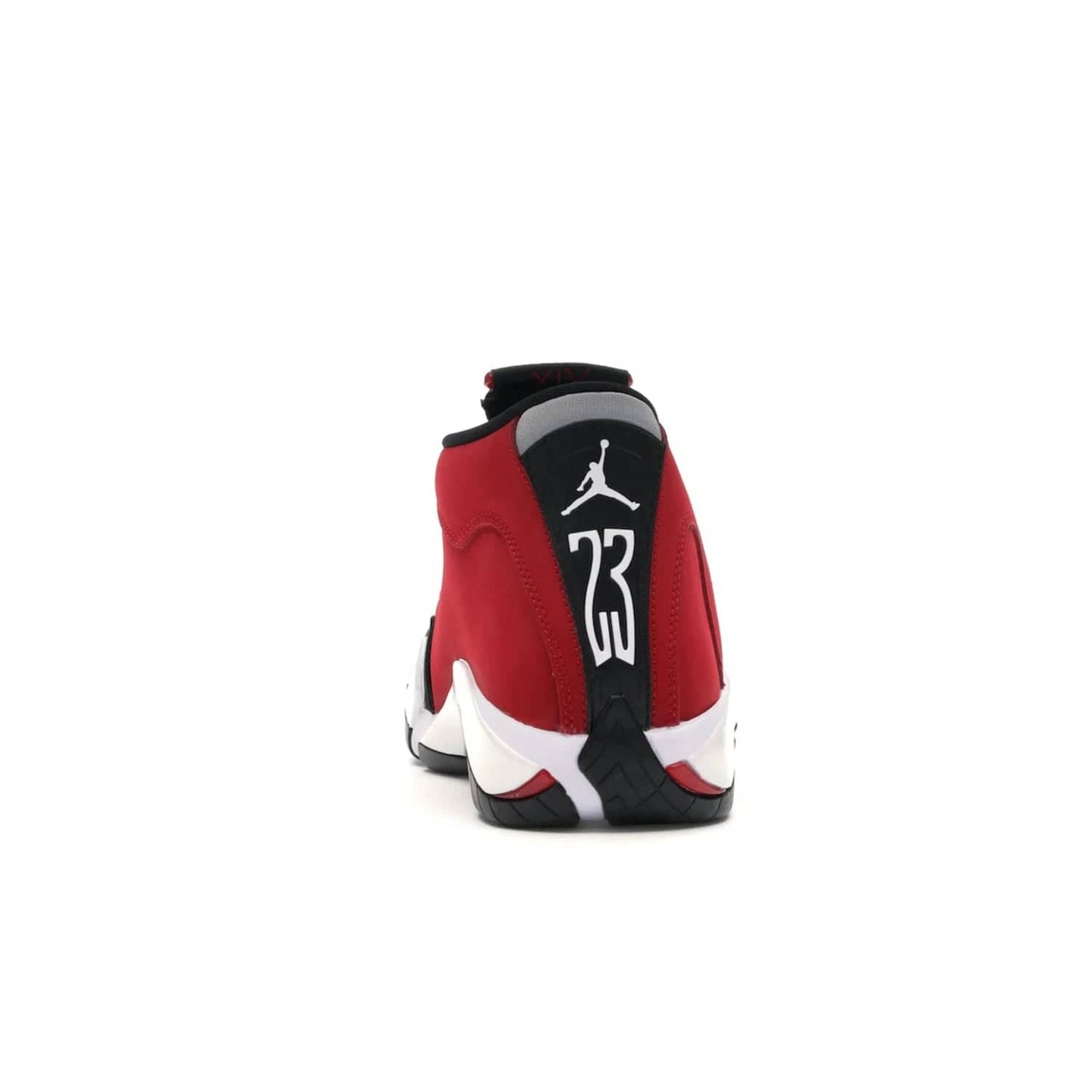Jordan 14 Retro Gym Red Toro - Image 27 - Only at www.BallersClubKickz.com - Feel the Chicago Bulls energy with the Jordan 14 Retro Gym Red Toro! Black, red, and white design unites performance and fashion. Get your hands on this limited edition Jordan and show off your style today.