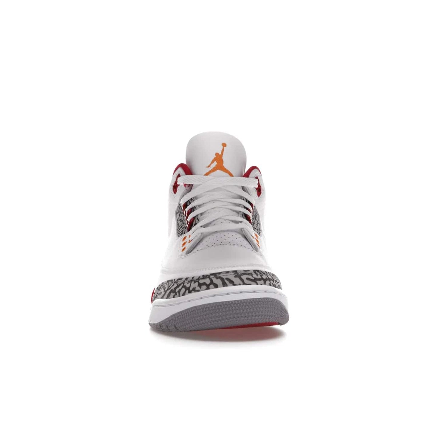 Jordan 3 Retro Cardinal Red - Image 10 - Only at www.BallersClubKickz.com - Air Jordan 3 Retro Cardinal Red combines classic style and modern appeal - white tumbled leather, signature Elephant Print overlays, cardinal red midsoles, Jumpman logo embroidery. Available Feb 2022.