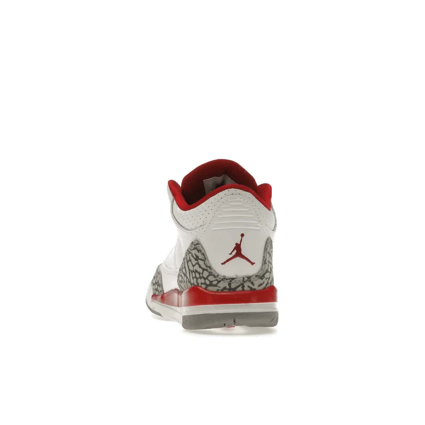 Jordan 3 Retro Cardinal (PS) - Image 27 - Only at www.BallersClubKickz.com - Add retro style to your sneaker collection with the Jordan 3 Retro Cardinal (PS). Featuring classic Jordan 3 details and colors of cardinal red, light curry, and cement grey. Available Feb. 2022.