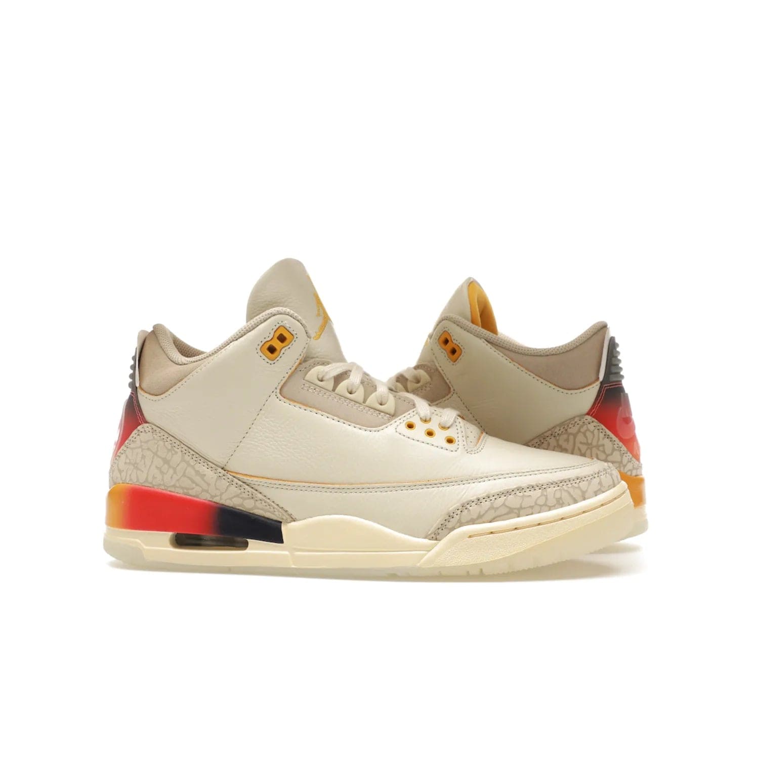 Jordan 3 Retro SP J Balvin Medellín Sunset - Image 2 - Only at www.BallersClubKickz.com - J Balvin x Jordan 3 Retro SP: Celebrate the joy of life with a colorful, homage to the electrifying reggaeton culture and iconic Jordan 3. Limited edition, Sept. 23. $250.