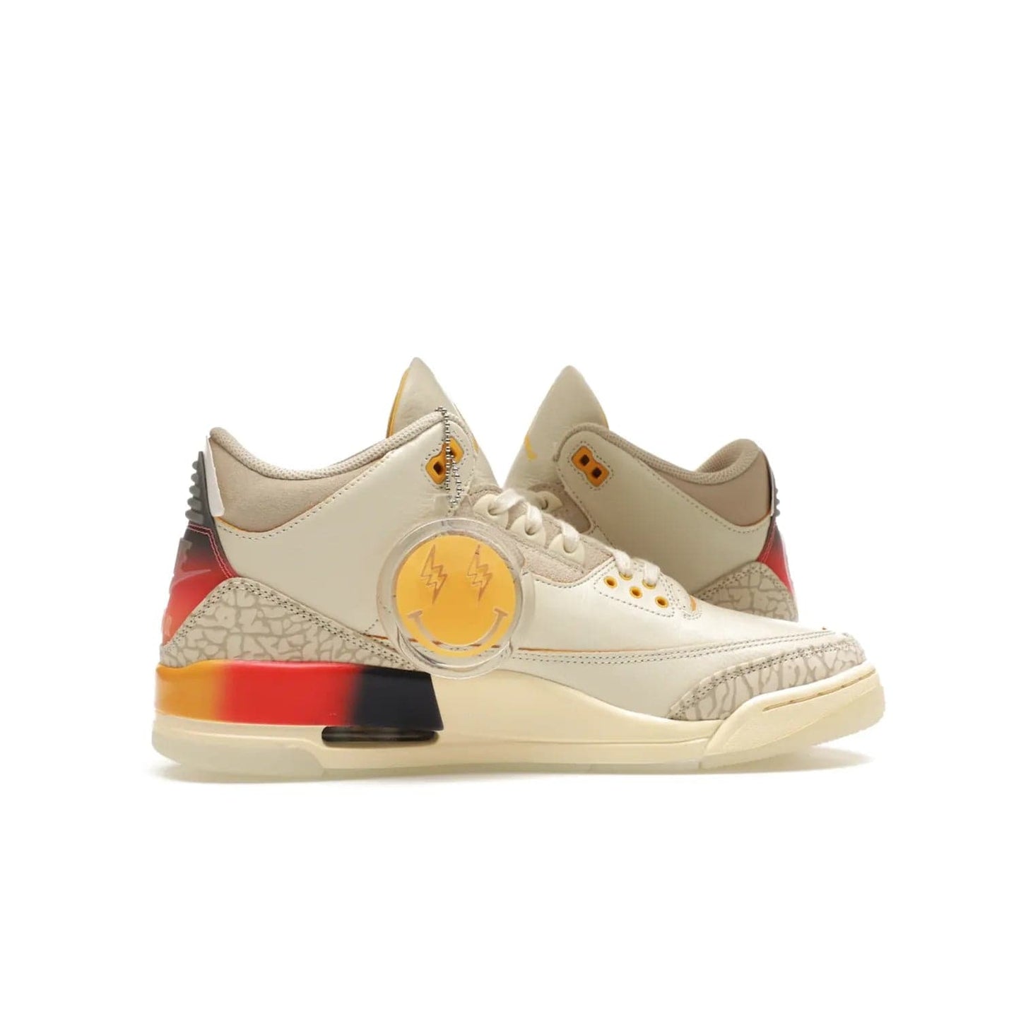 Jordan 3 Retro SP J Balvin Medellín Sunset - Image 18 - Only at www.BallersClubKickz.com - J Balvin x Jordan 3 Retro SP: Celebrate the joy of life with a colorful, homage to the electrifying reggaeton culture and iconic Jordan 3. Limited edition, Sept. 23. $250.
