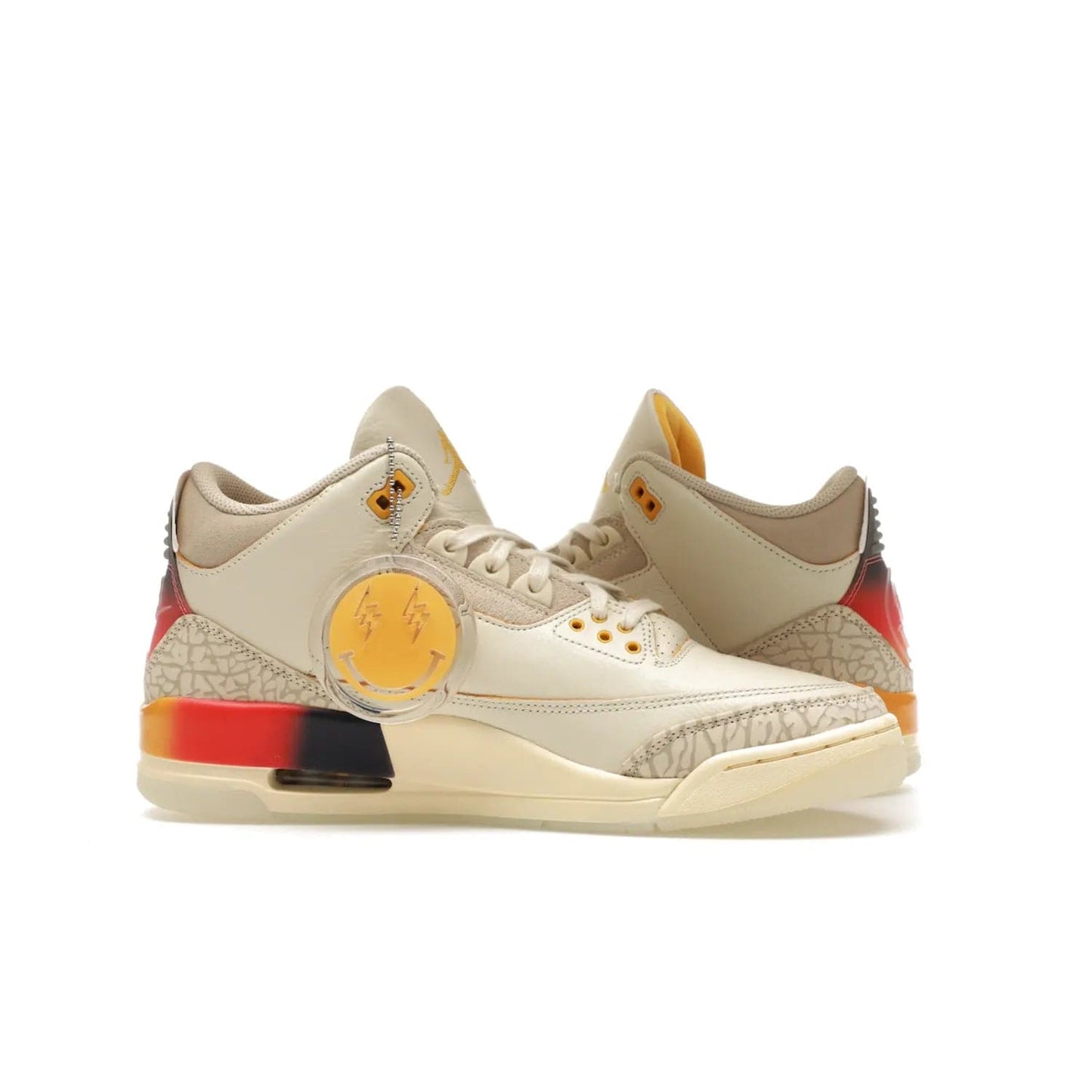 Jordan 3 Retro SP J Balvin Medellín Sunset - Image 20 - Only at www.BallersClubKickz.com - J Balvin x Jordan 3 Retro SP: Celebrate the joy of life with a colorful, homage to the electrifying reggaeton culture and iconic Jordan 3. Limited edition, Sept. 23. $250.