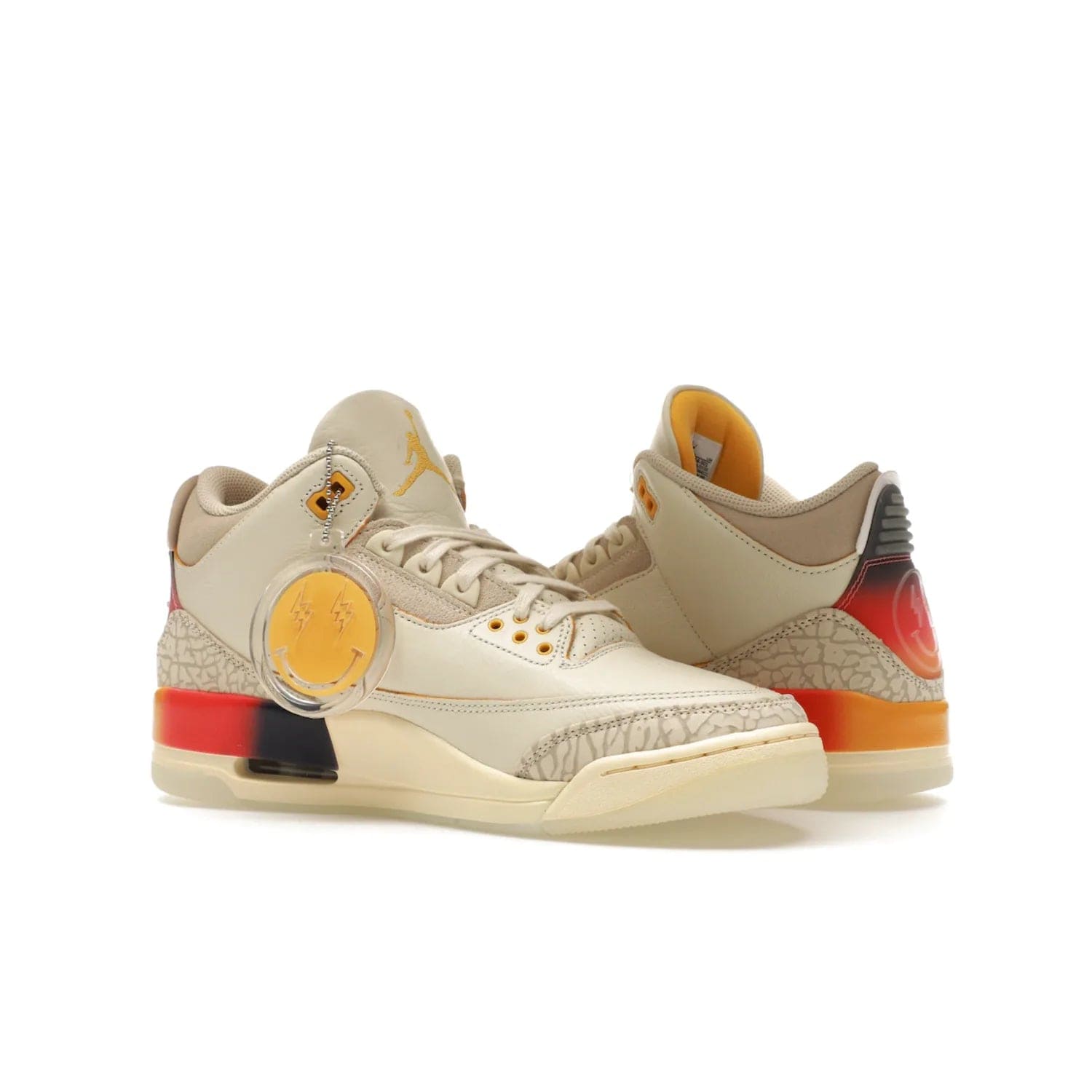 Jordan 3 Retro SP J Balvin Medellín Sunset - Image 22 - Only at www.BallersClubKickz.com - J Balvin x Jordan 3 Retro SP: Celebrate the joy of life with a colorful, homage to the electrifying reggaeton culture and iconic Jordan 3. Limited edition, Sept. 23. $250.
